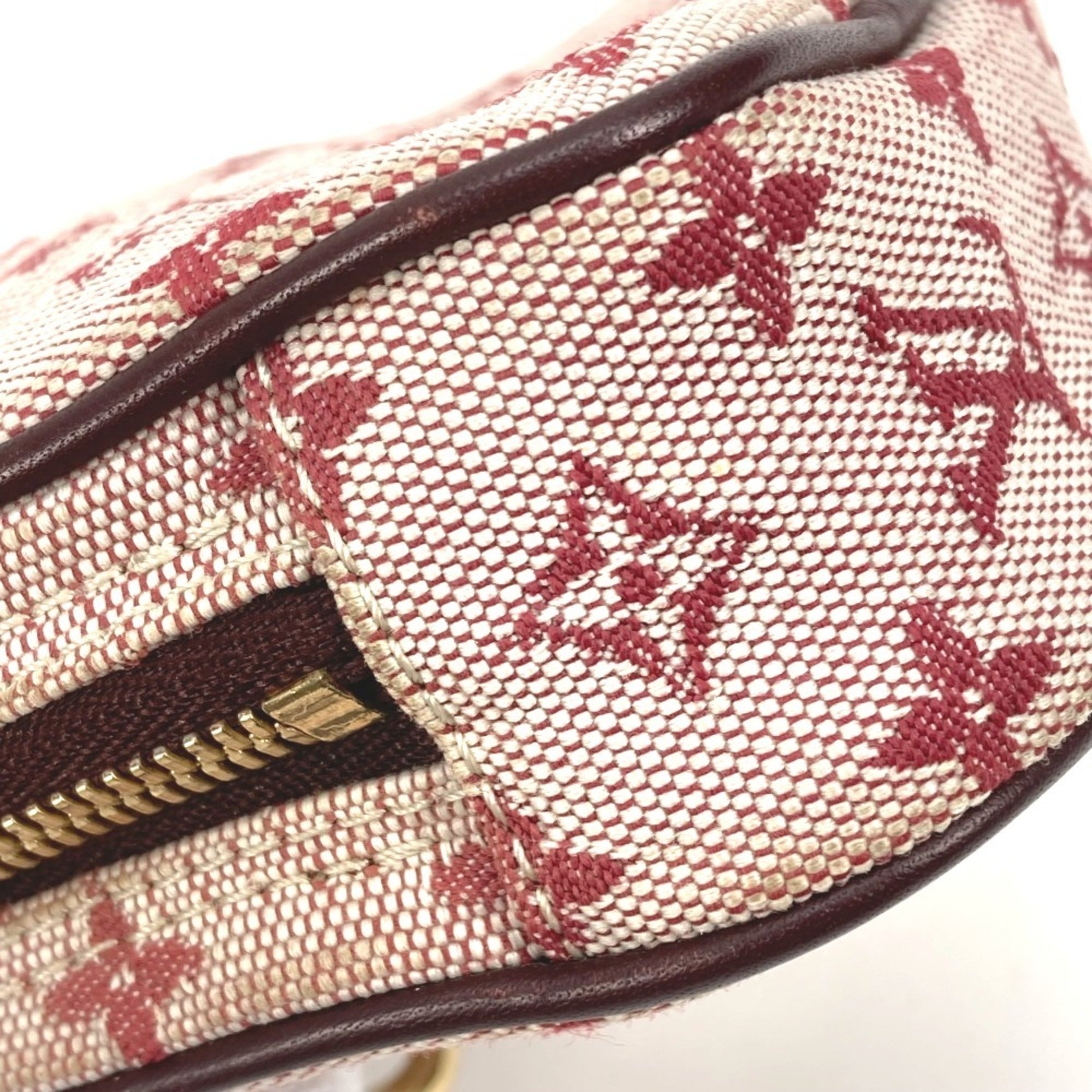 Louis Vuitton Monogram Mini Cherry Red Color Monogram Mini Pouch (Pre-Owned)
