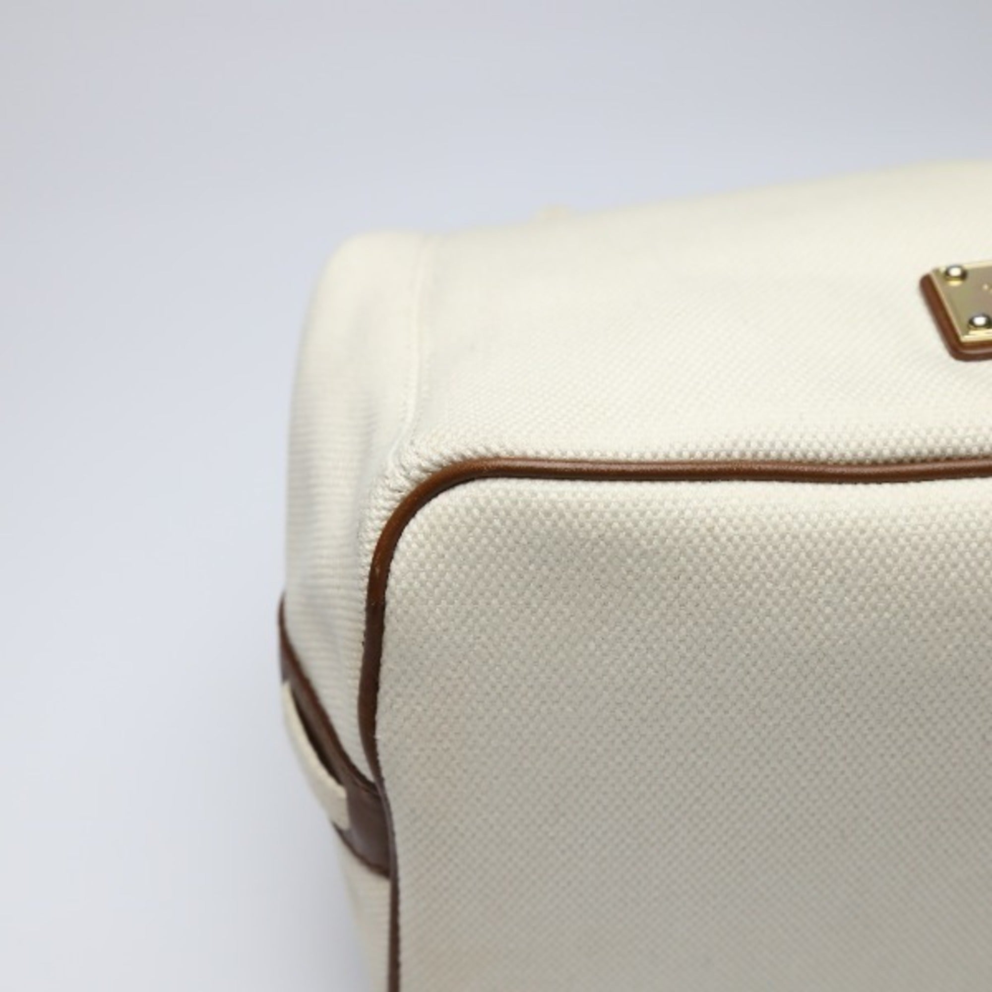 Michael Kors Brown White Canvas Tote Bag (Pre-Owned)