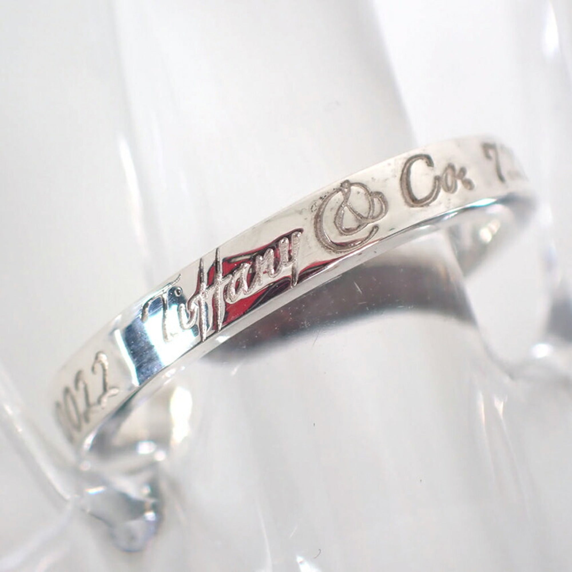Tiffany Sterling Silver 925 Band Ring (Pre-Owned)