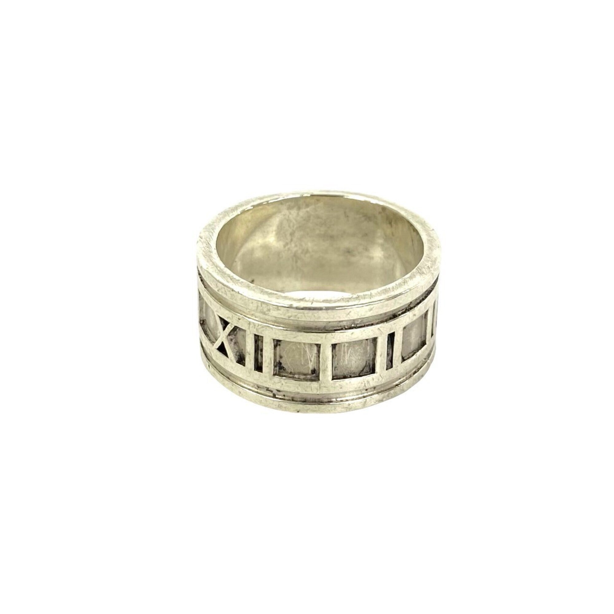 Tiffany Silver Silver 925 Band Ring (Pre-Owned)