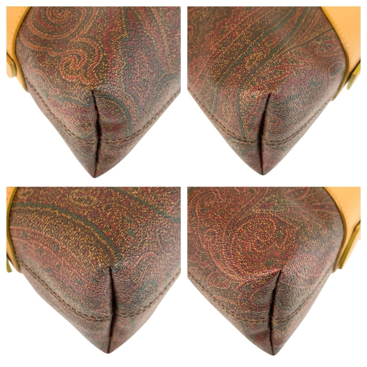 Etro Brown Pvc Handbag Shoulder Bag (Pre-Owned)