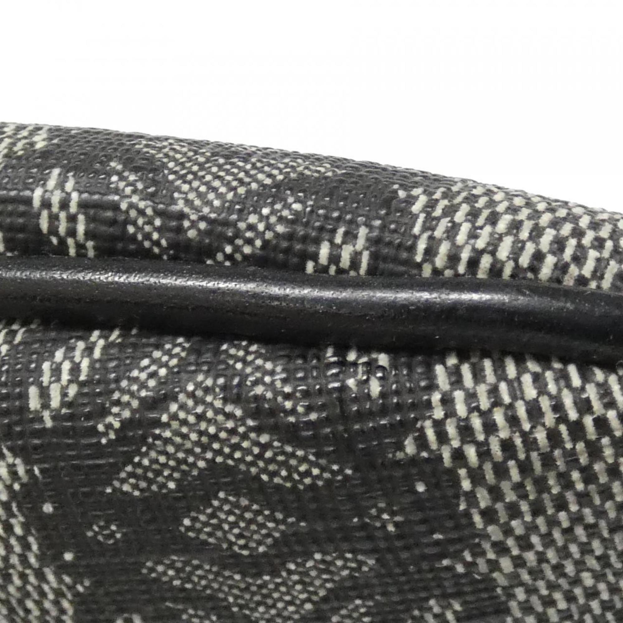 Loewe Gray Coated Canvas Shoulder Bag (Pre-Owned)