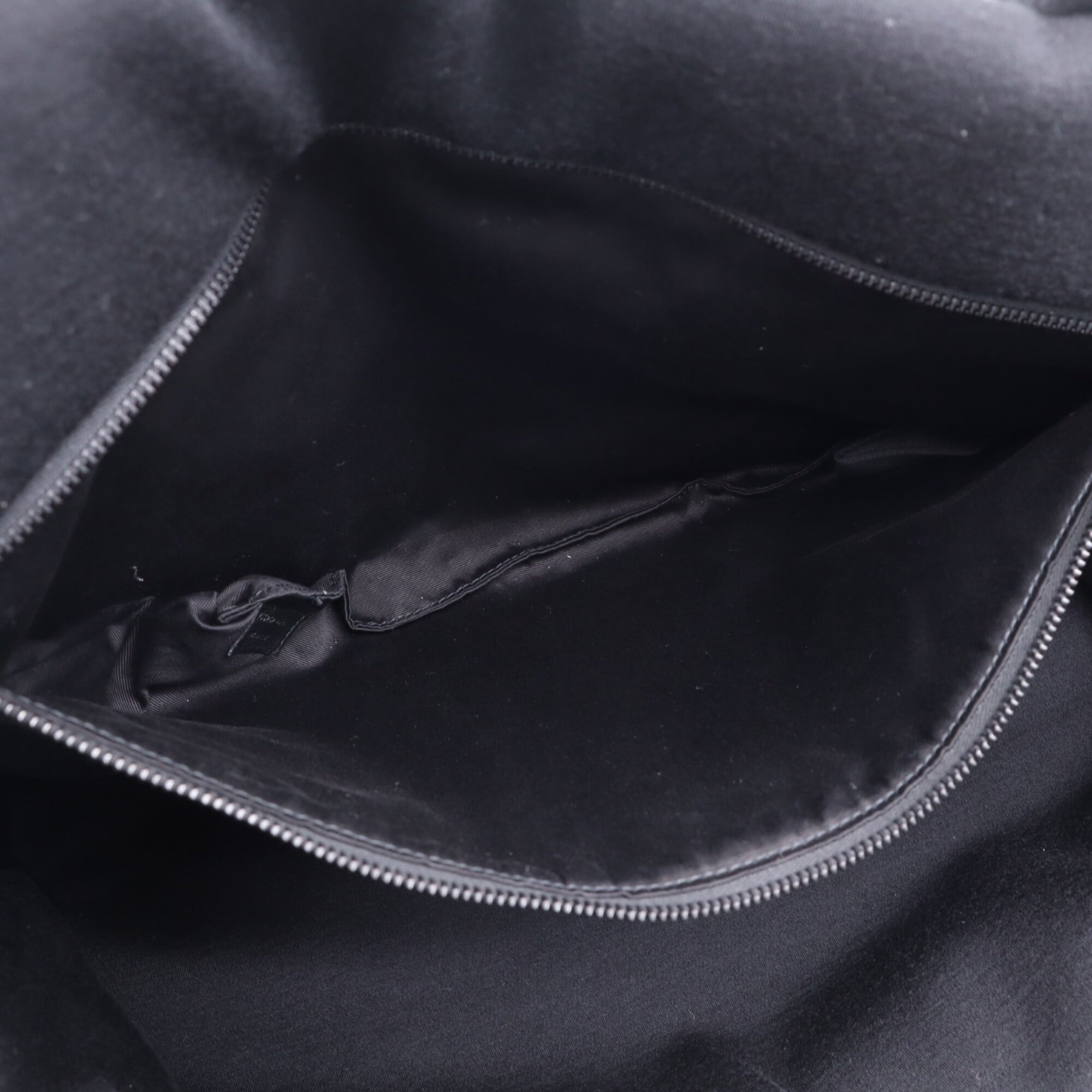 Yves Saint Laurent Black Cotton Handbag Tote Bag (Pre-Owned)
