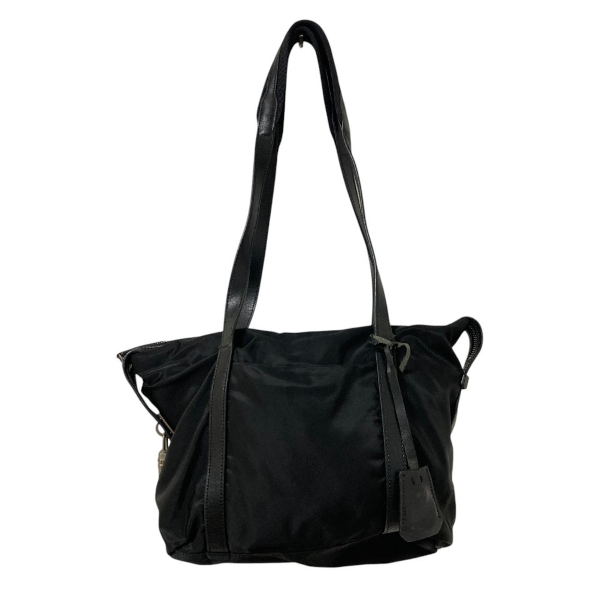 Prada Black Nylon Tote Bag (Pre-Owned)