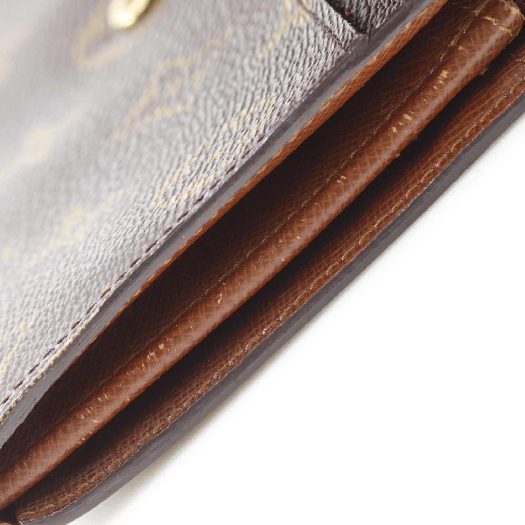 Louis Vuitton Monogram Brown Monogram Long Wallet (Bi-Fold) (Pre-Owned)