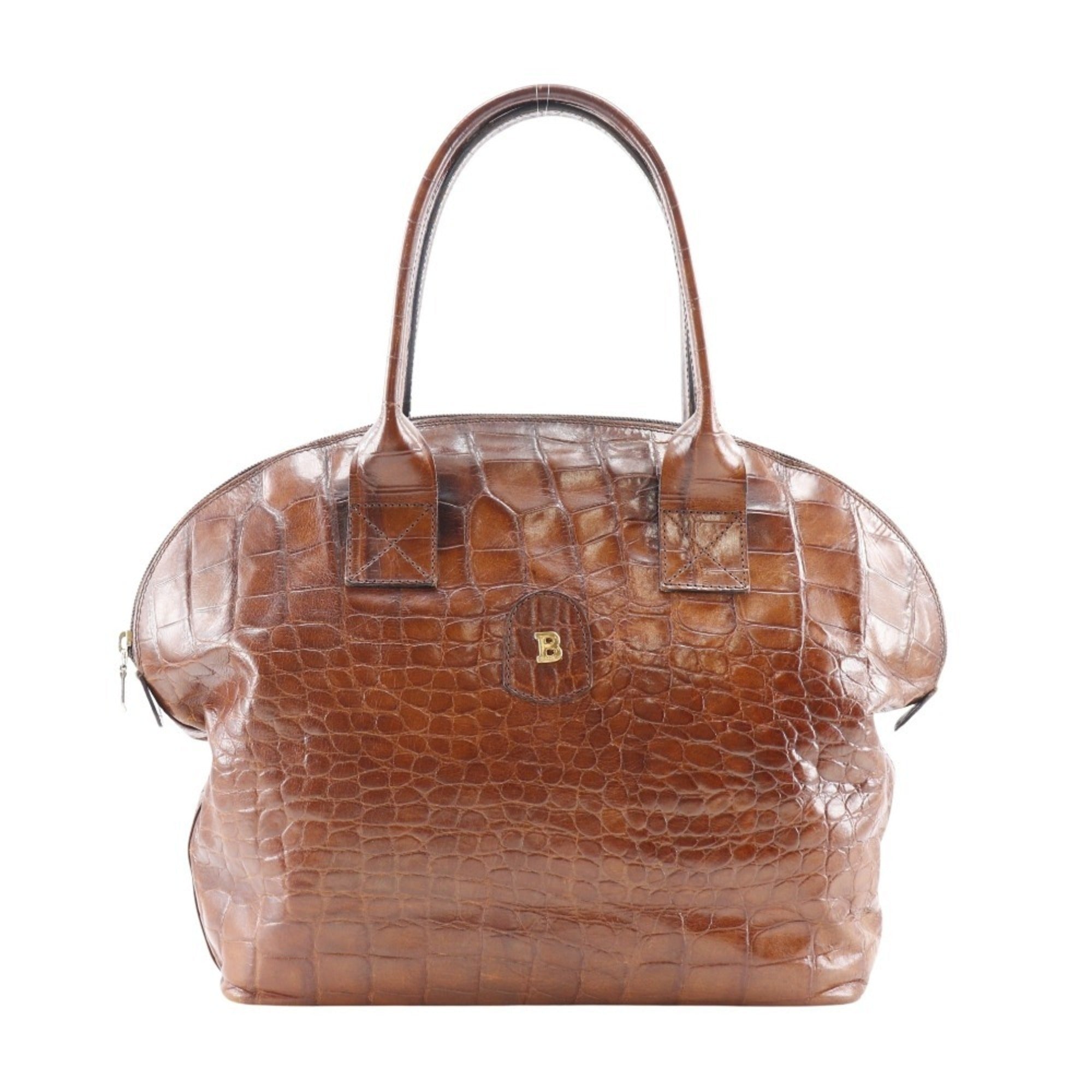 Bally Brown Leather Handbag (Pre-Owned)