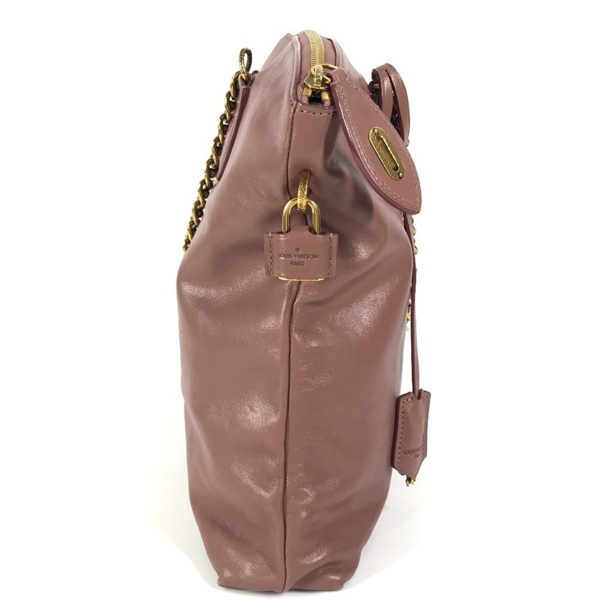 Louis Vuitton Pink Rose Leather Shoulder Bag Tote Bag (Pre-Owned)