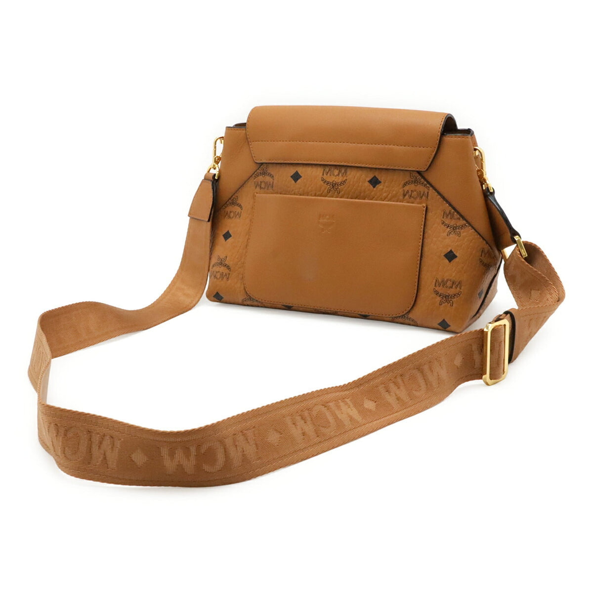 Mcm Brown Pvc Shoulder Bag (Pre-Owned)