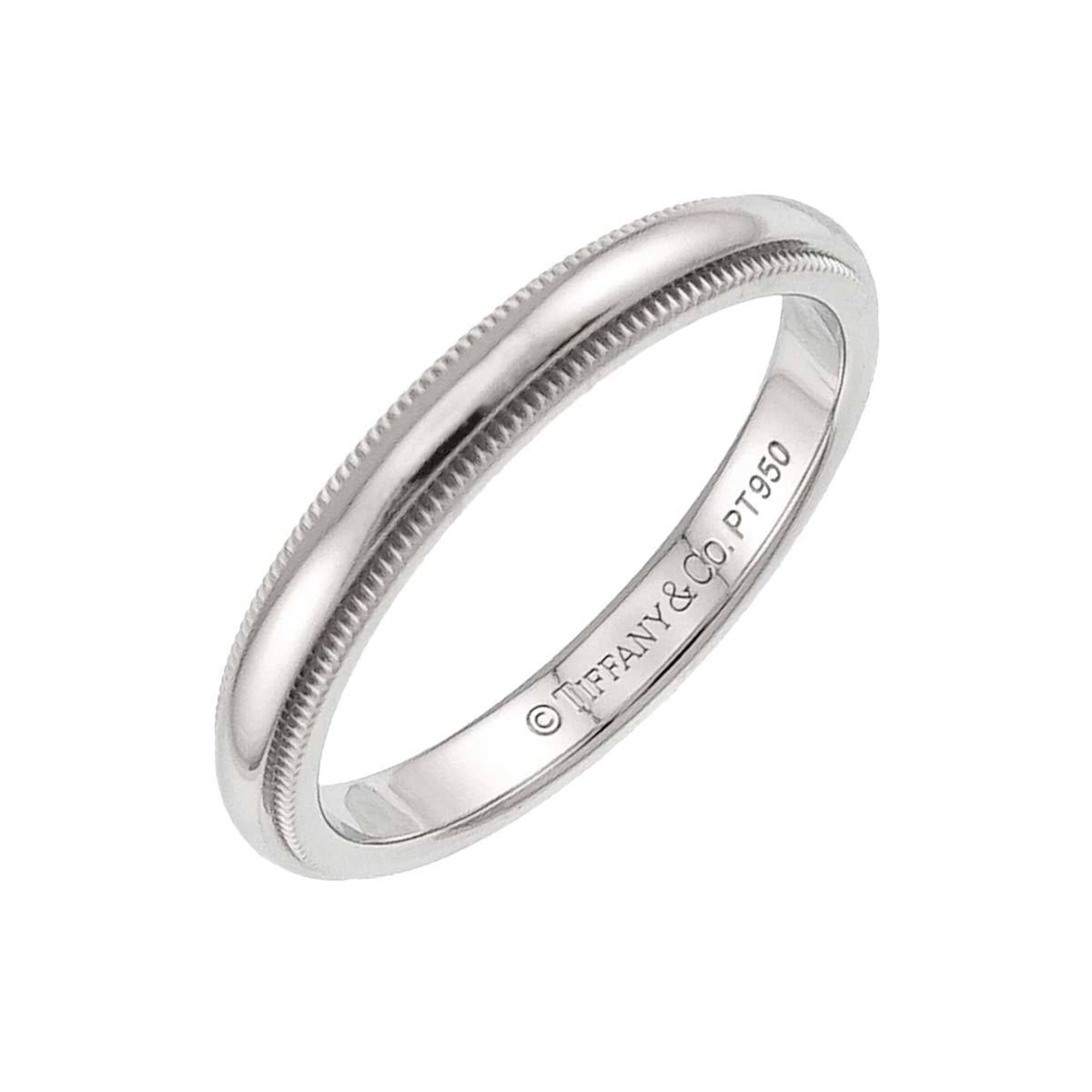 Tiffany Platinum 950 Band Ring (Pre-Owned)