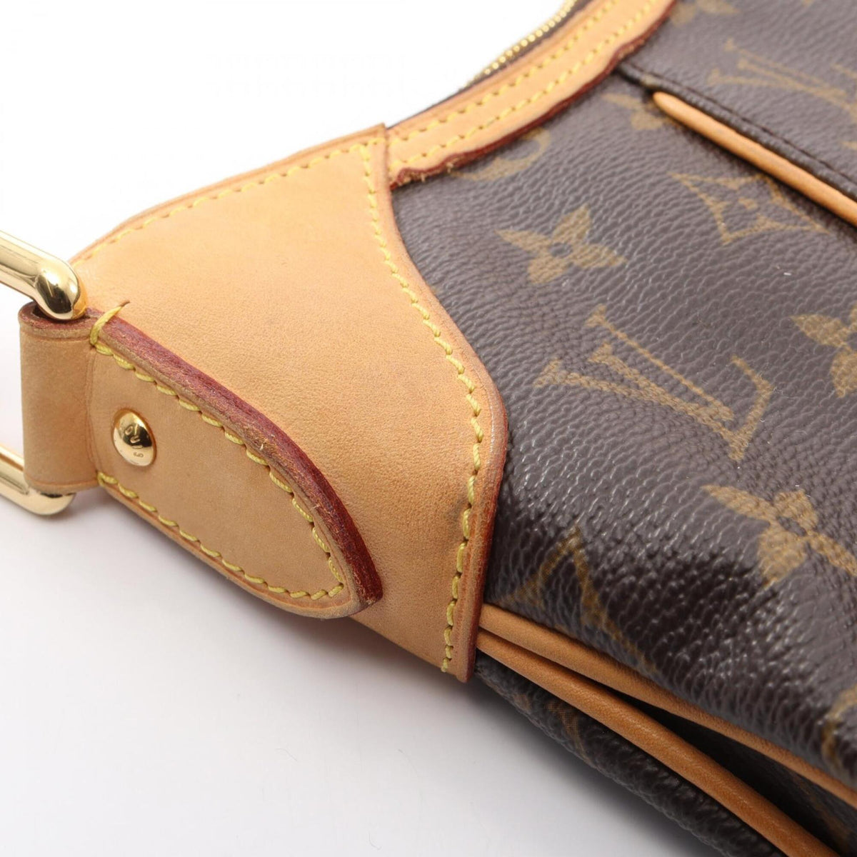 Louis Vuitton Brown Coated Canvas Pvc Monogram Leather Handbag Shoulder Bag (Pre-Owned)