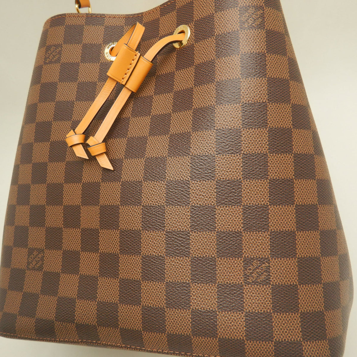Louis Vuitton Damier Canvas Ebene Damier Canvas Shoulder Bag (Pre-Owned)