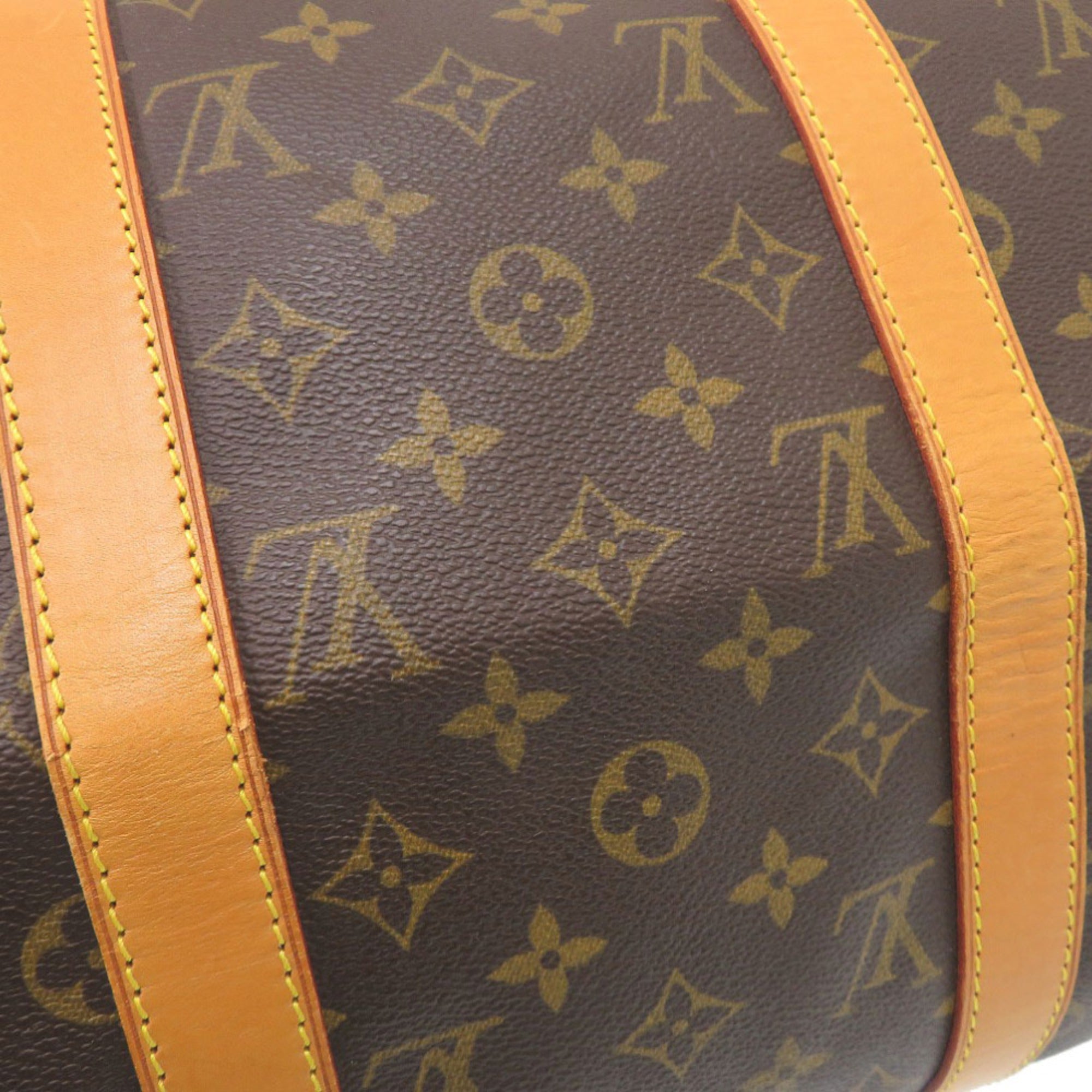 Louis Vuitton Monogram Brown Monogram Canvas Boston Bag (Pre-Owned)