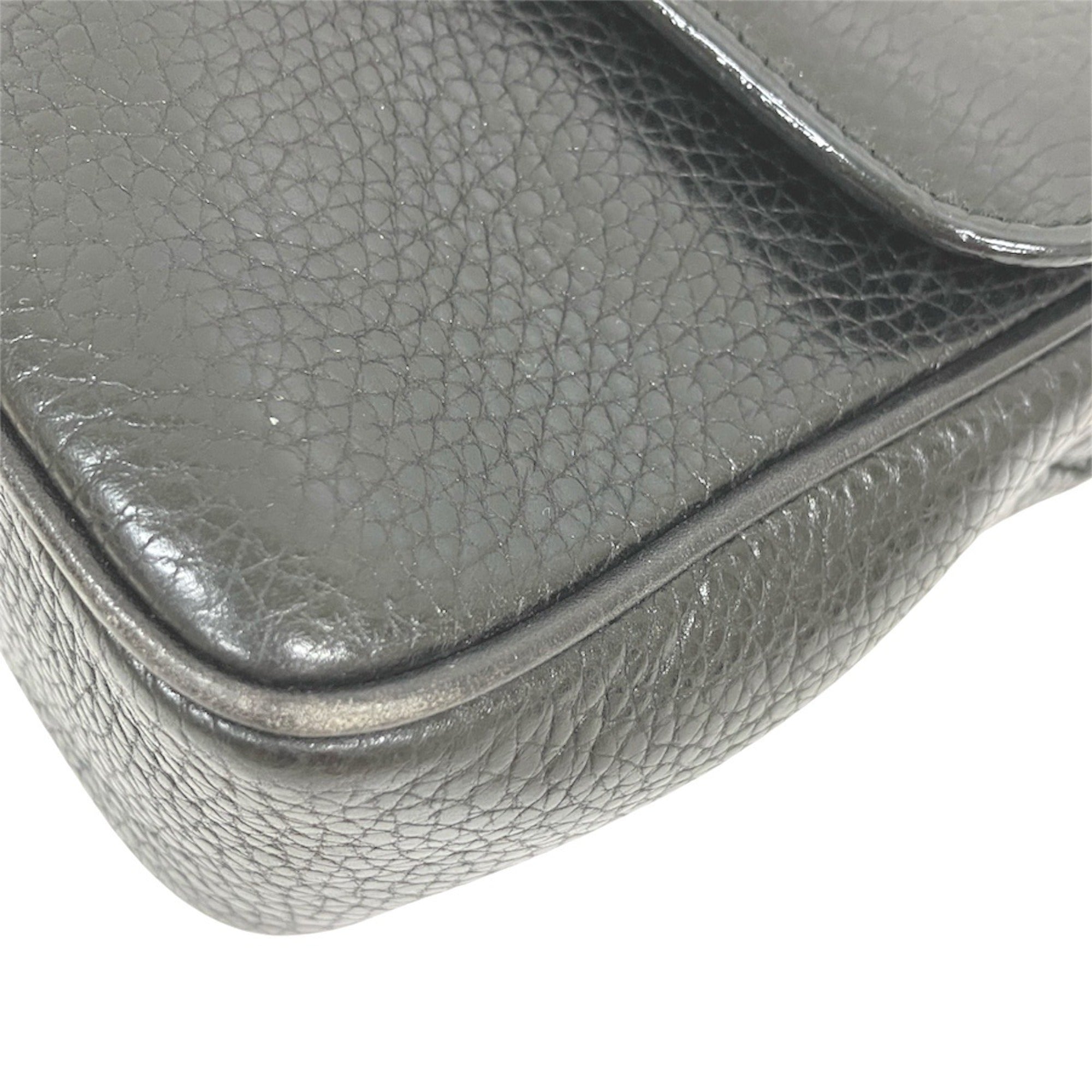 Celine Black Leather Shoulder Bag (Pre-Owned)