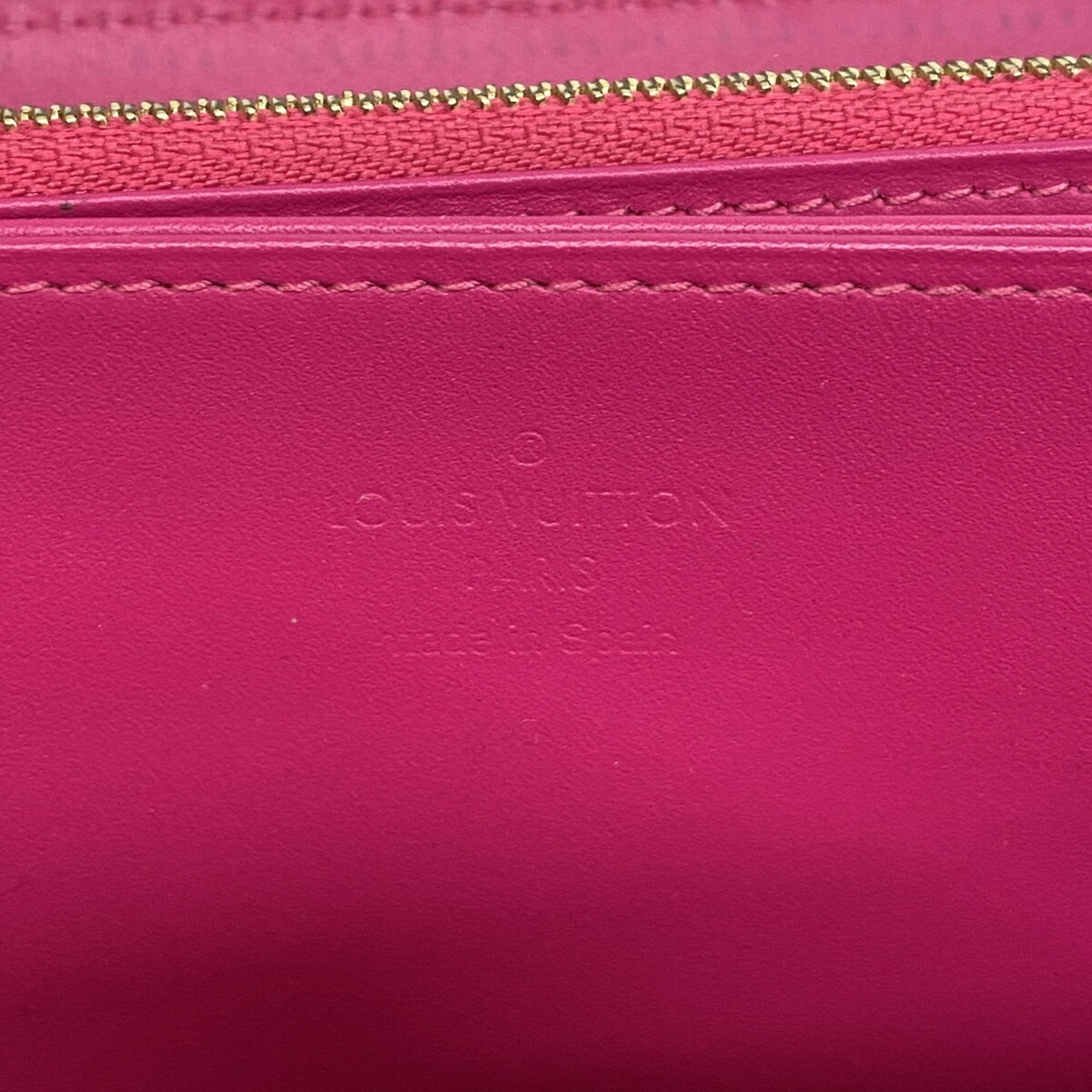 Louis Vuitton Blue Pink Long Wallet (Bi-Fold) (Pre-Owned)
