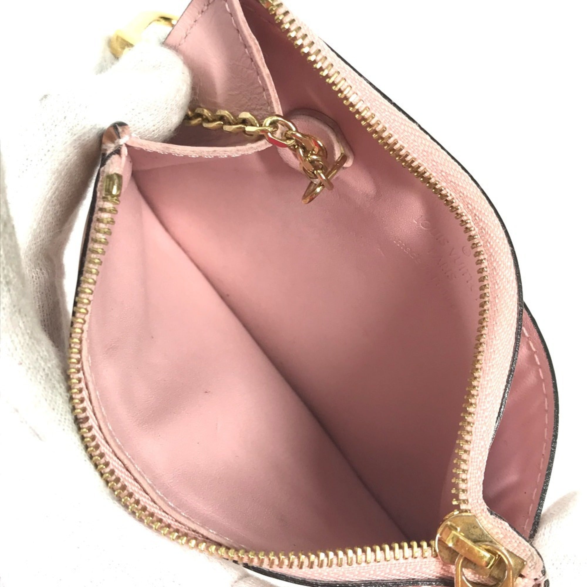Louis Vuitton Pink Patent Leather Coin Purse/Coin Case (Pre-Owned)