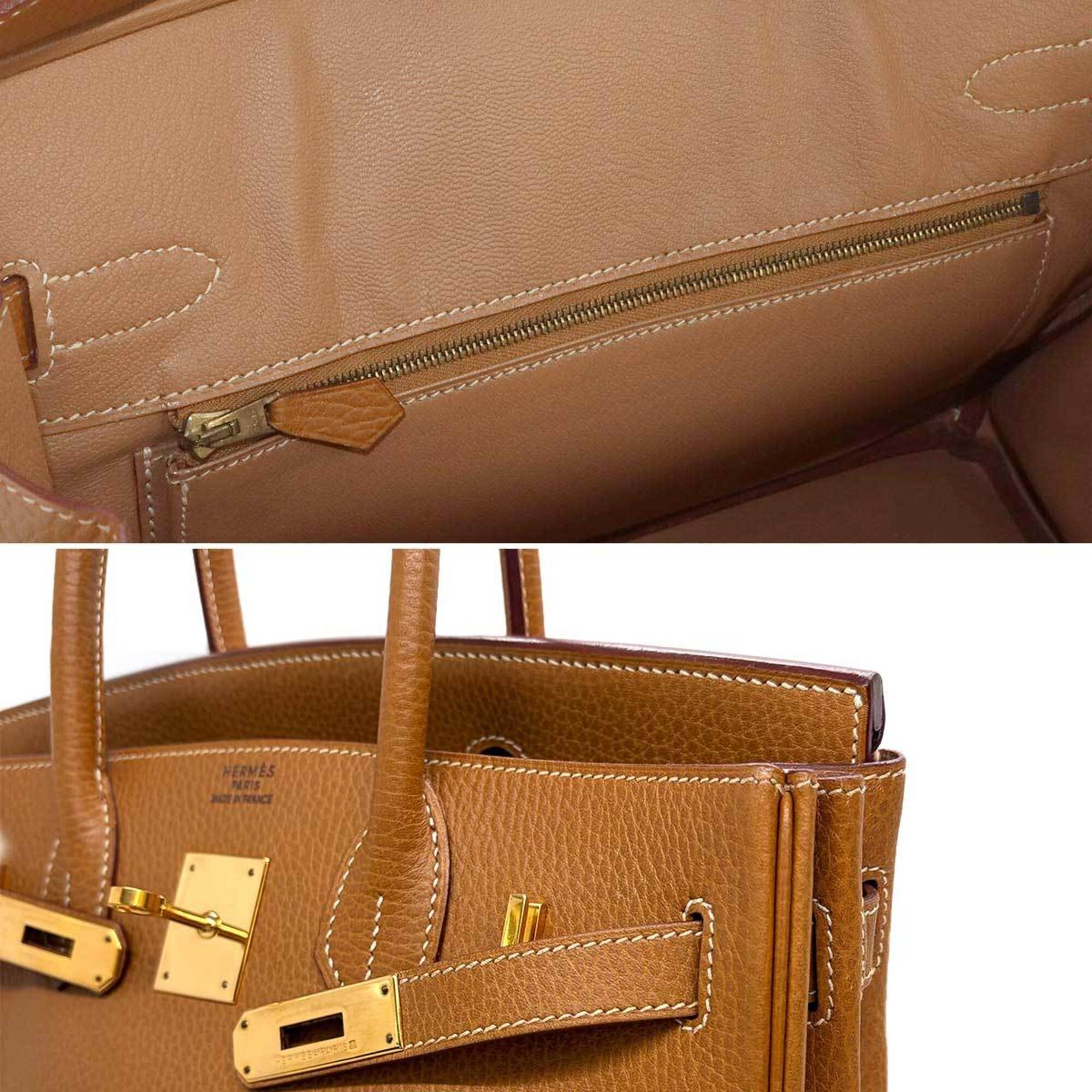 Hermes Natural Ardennes Leather Handbag (Pre-Owned)