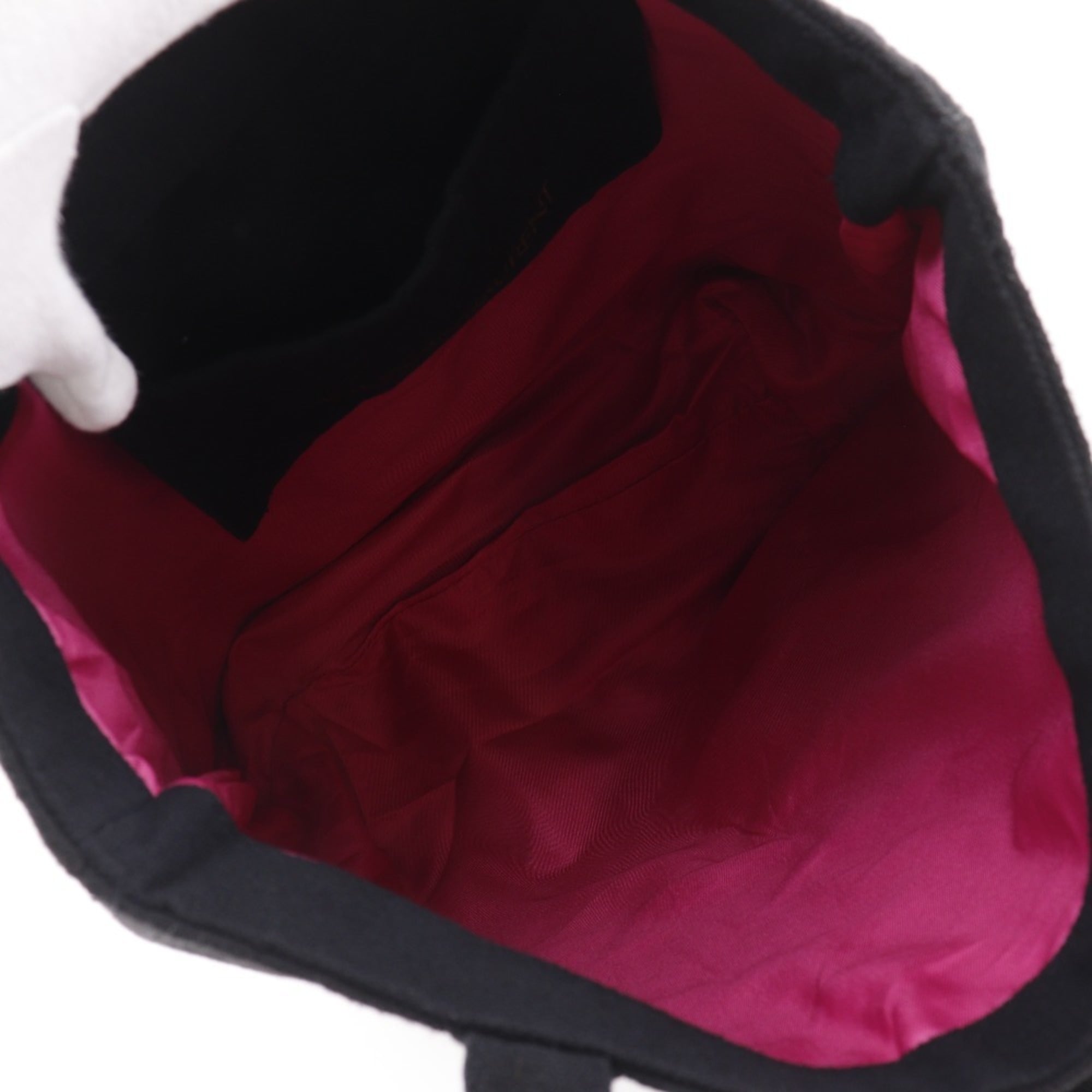 Yves Saint Laurent Black Canvas Eco-Bag Tote Bag (Pre-Owned)