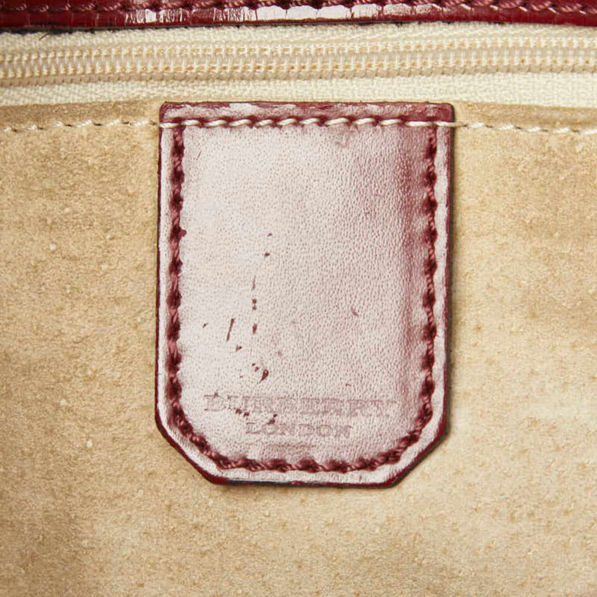 Burberry Beige Multi-Color Pvc Leather Handbag (Pre-Owned)