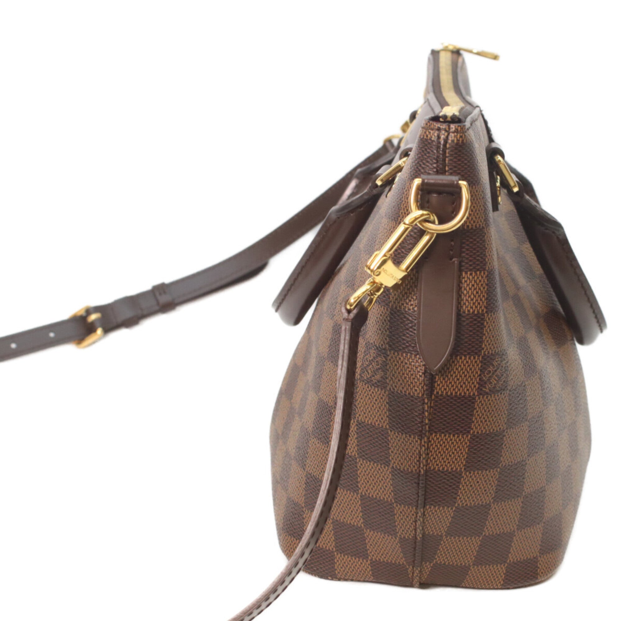 Louis Vuitton Damier Brown Damier Canvas Handbag (Pre-Owned)