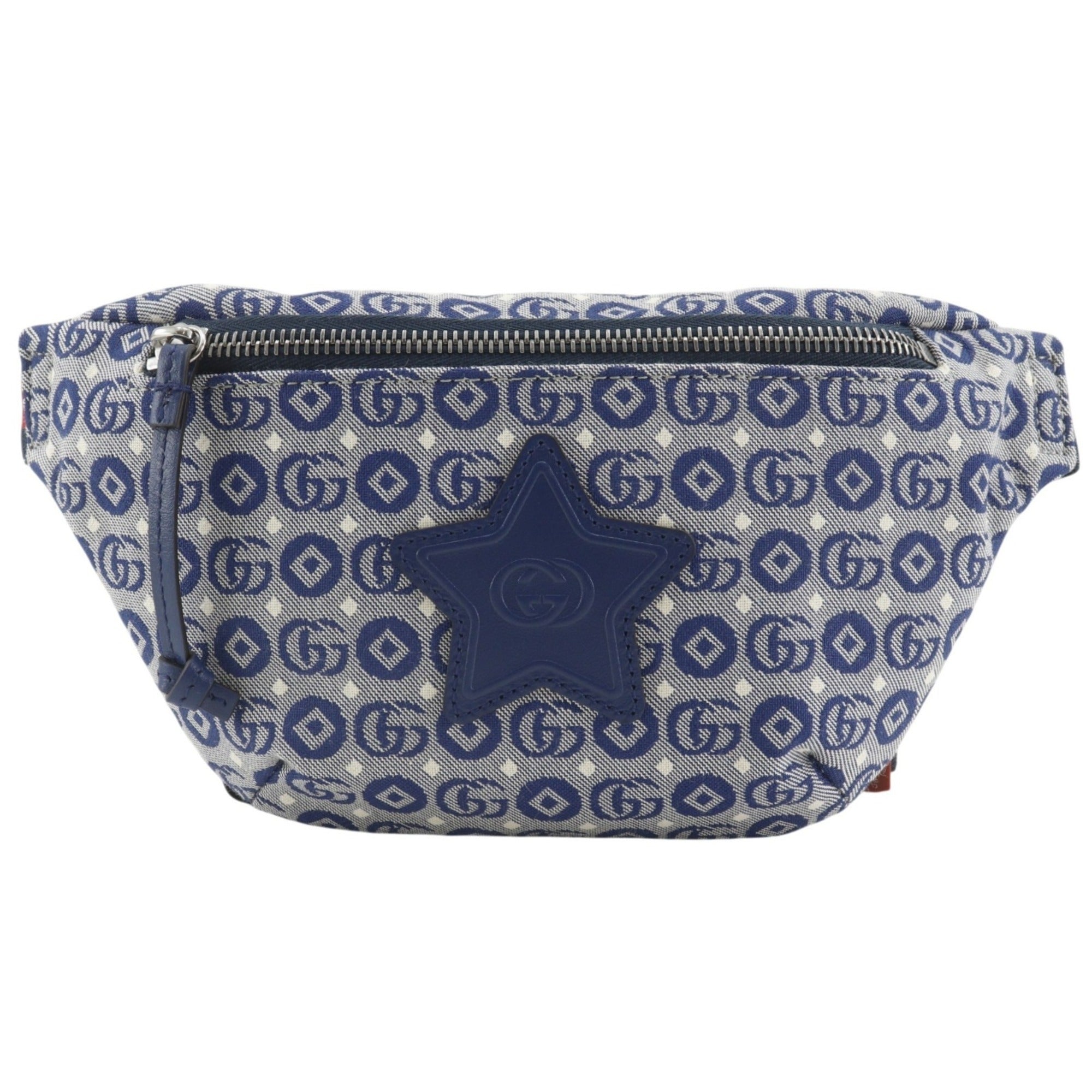 Gucci Navy Canvas Fanny Pack (Pre-Owned)