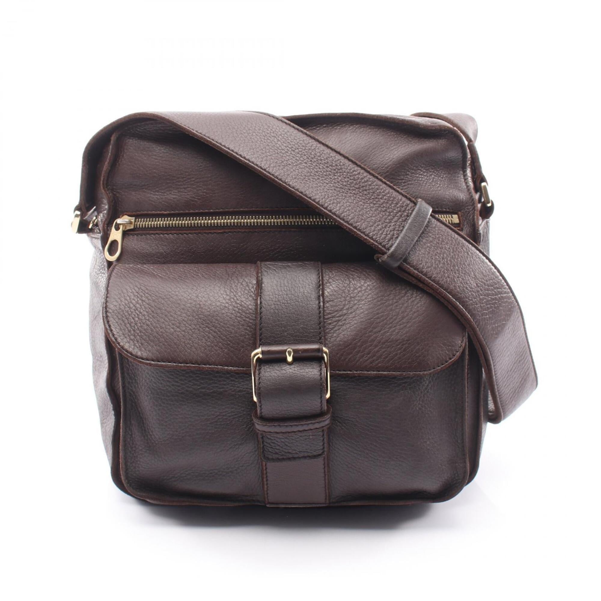 Bottega Veneta Brown Leather Shoulder Bag (Pre-Owned)