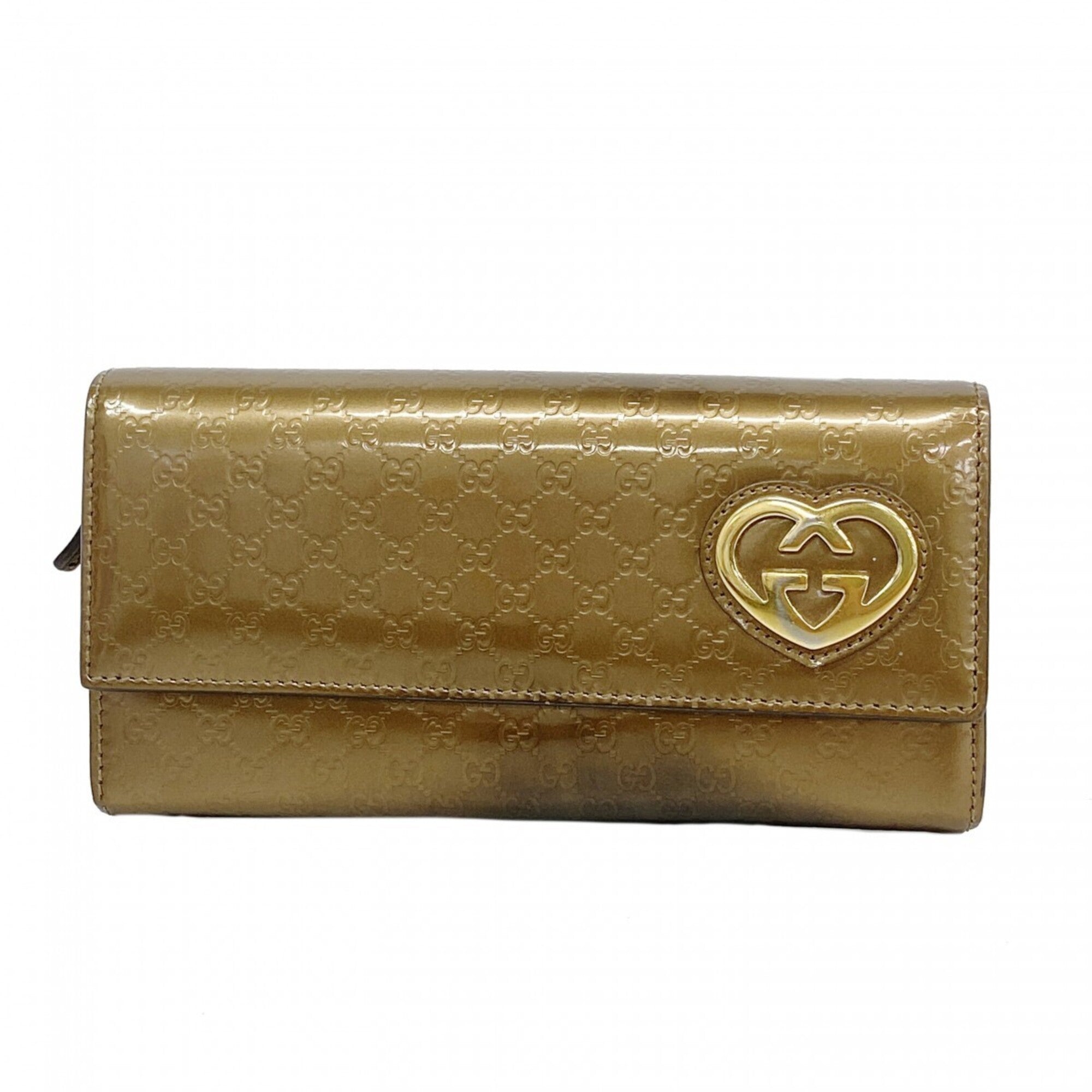 Gucci Bronze Long Wallet (Bi-Fold) (Pre-Owned)