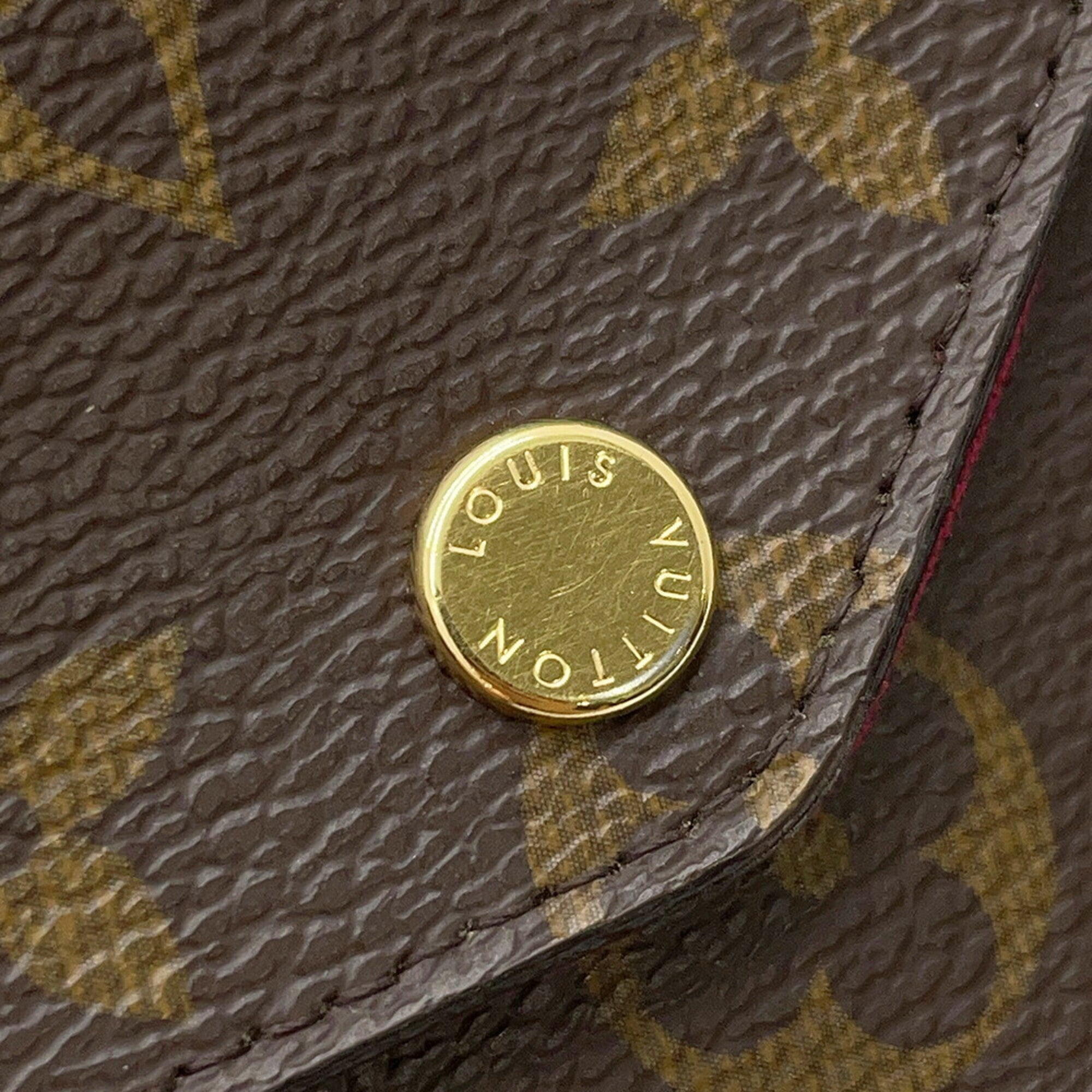 Louis Vuitton Monogram Fuchsia Monogram Pochette Shoulder Bag (Pre-Owned)