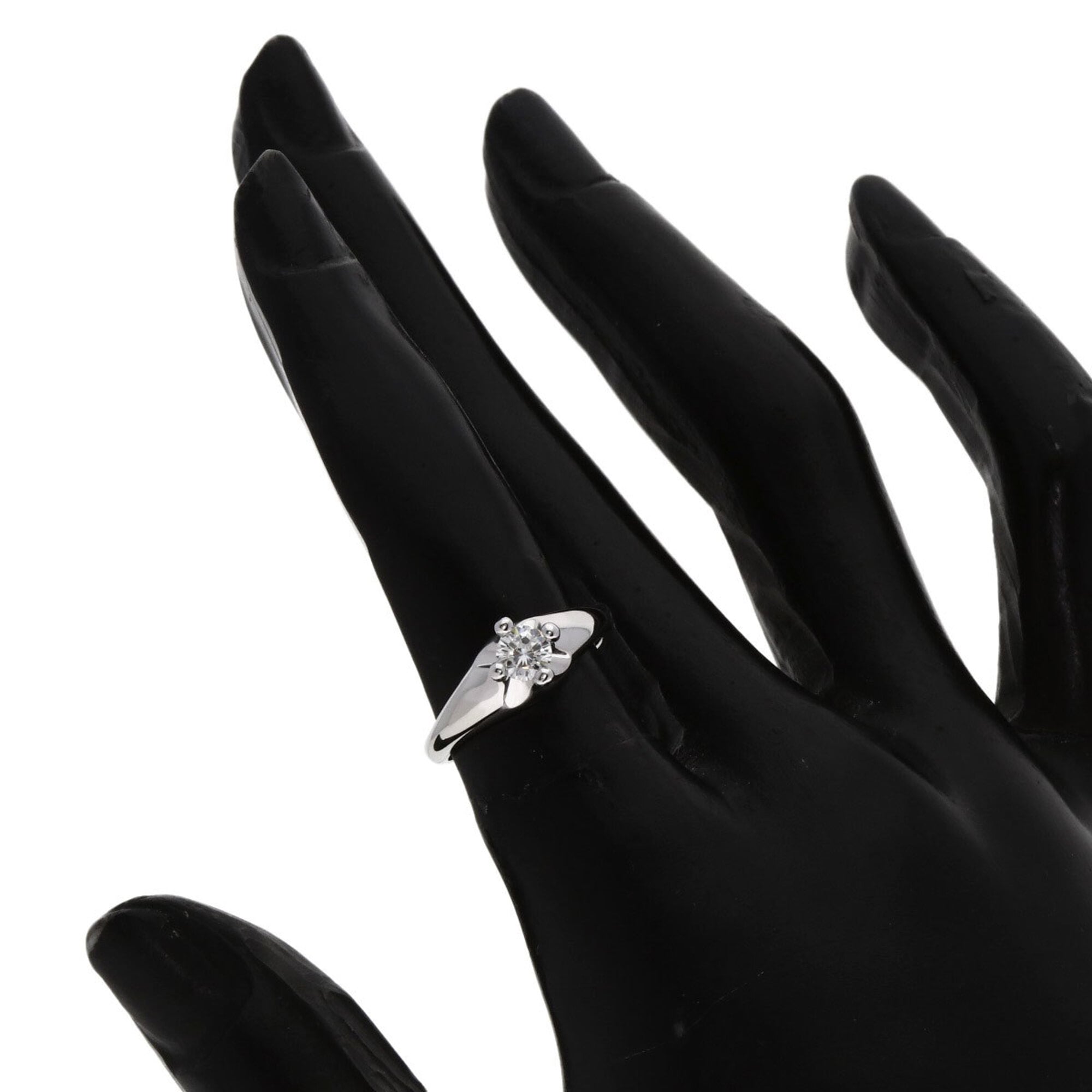 Bvlgari Platinum Platinum 950 Band Ring (Pre-Owned)