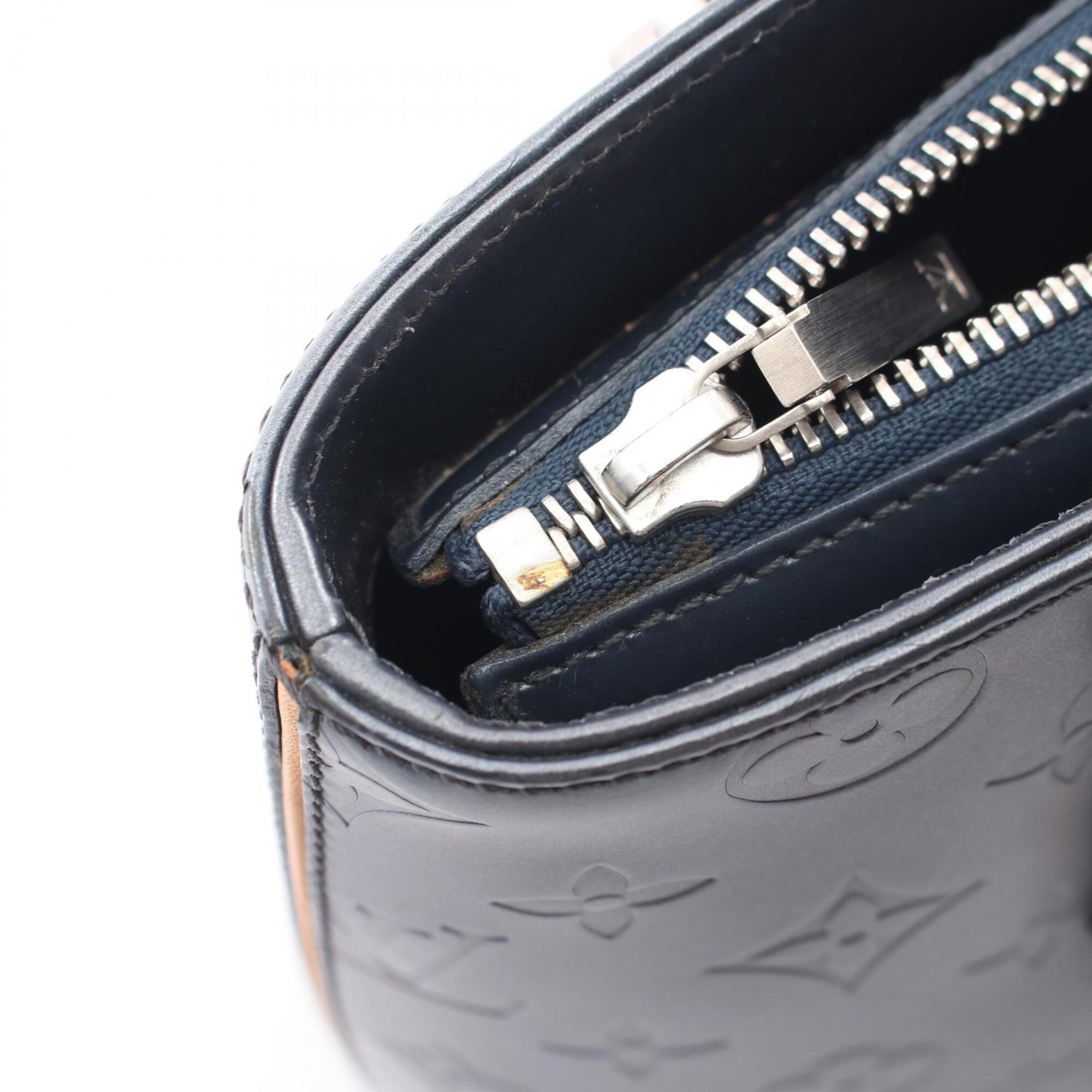 Louis Vuitton Blue Navy Leather Handbag (Pre-Owned)