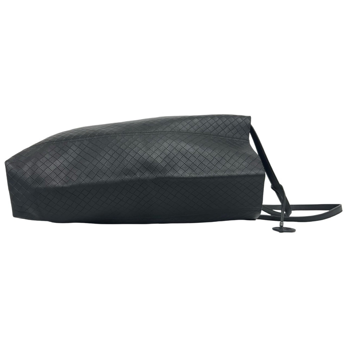 Bottega Veneta Black Leather Handbag Tote Bag (Pre-Owned)