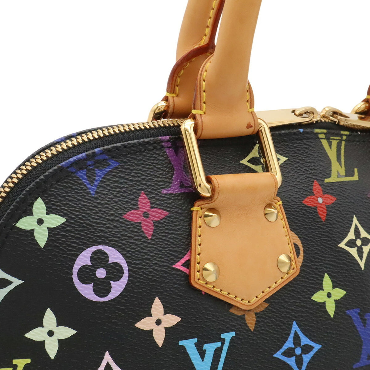 Louis Vuitton Noir Monogram Canvas Pvc Coated Canvas Handbag (Pre-Owned)