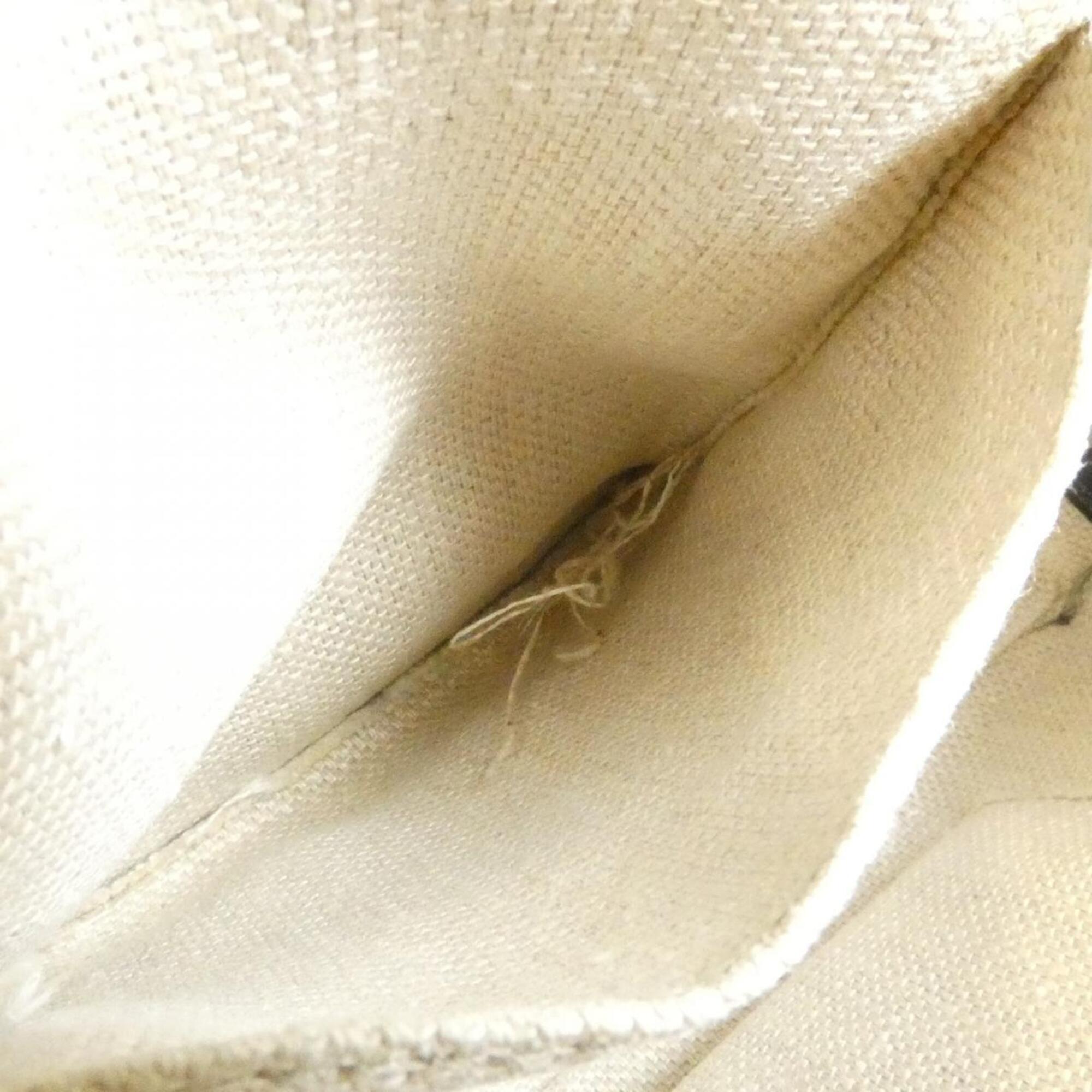 Gucci Beige Brown Gg Canvas Shoulder Bag (Pre-Owned)