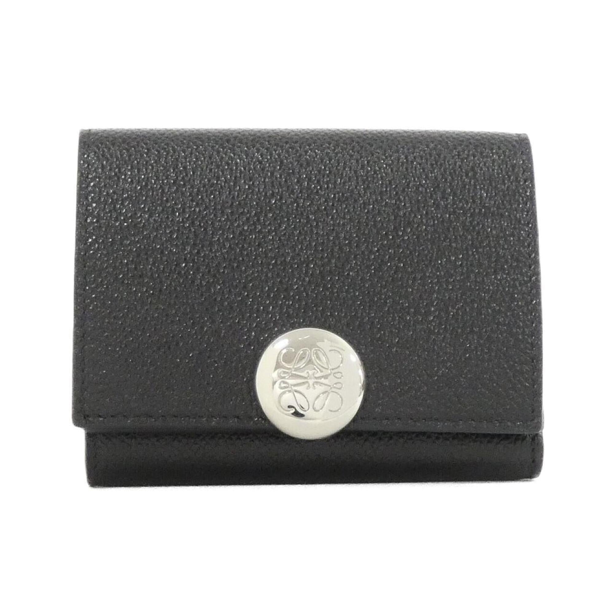 Loewe Black Leather Wallet (Tri-Fold) (Pre-Owned)