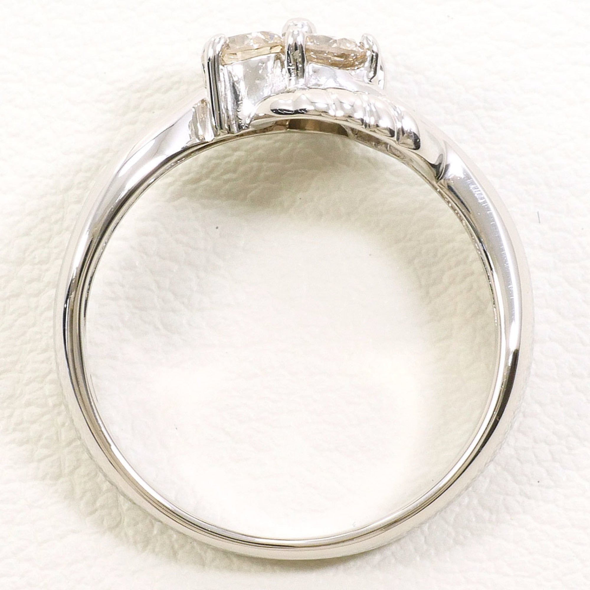 Unbranded Brown Platinum Platinum 900 Band Ring (Pre-Owned)