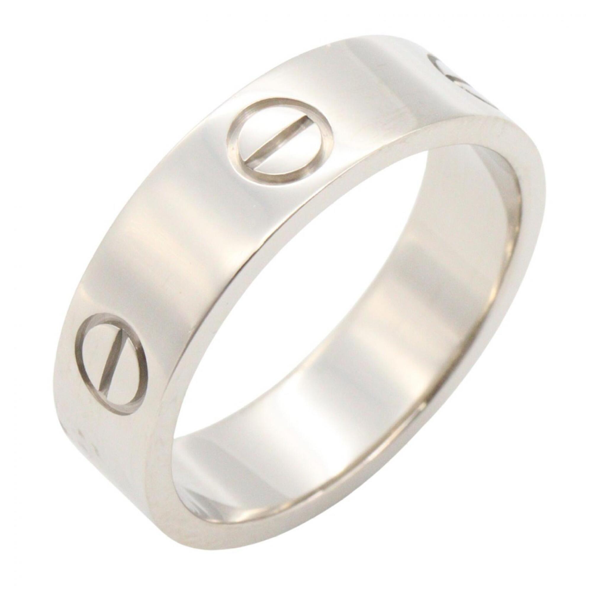 Cartier Silver White Gold (18K) Band Ring (Pre-Owned)