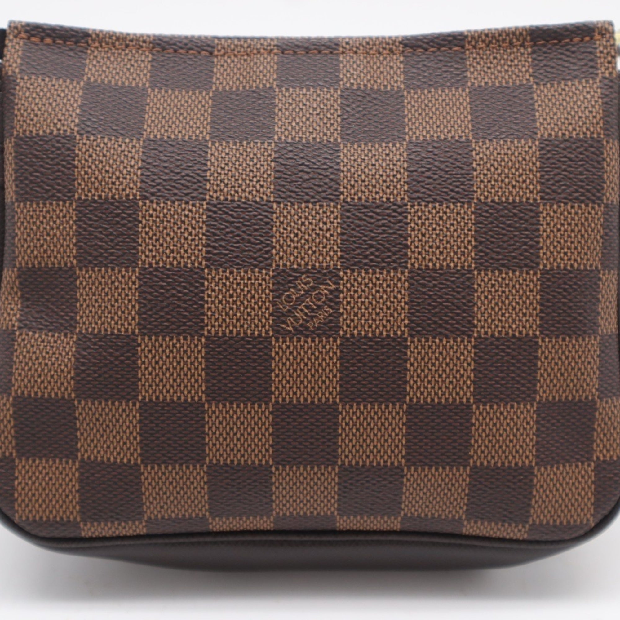 Louis Vuitton Damier Brown Coated Canvas Leather Handbag (Pre-Owned)