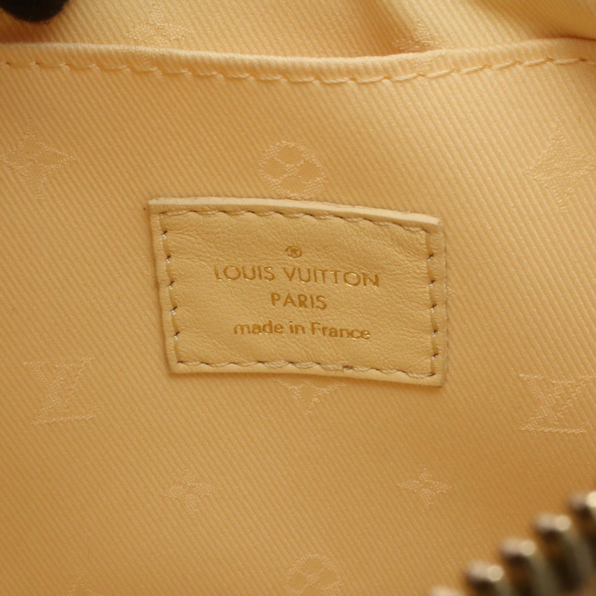 Louis Vuitton Yellow Leather Handbag (Pre-Owned)