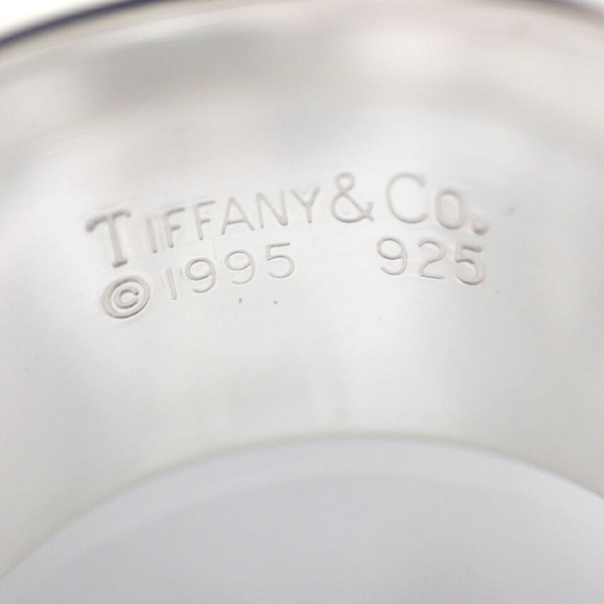 Tiffany Sterling Silver 925 Band Ring (Pre-Owned)