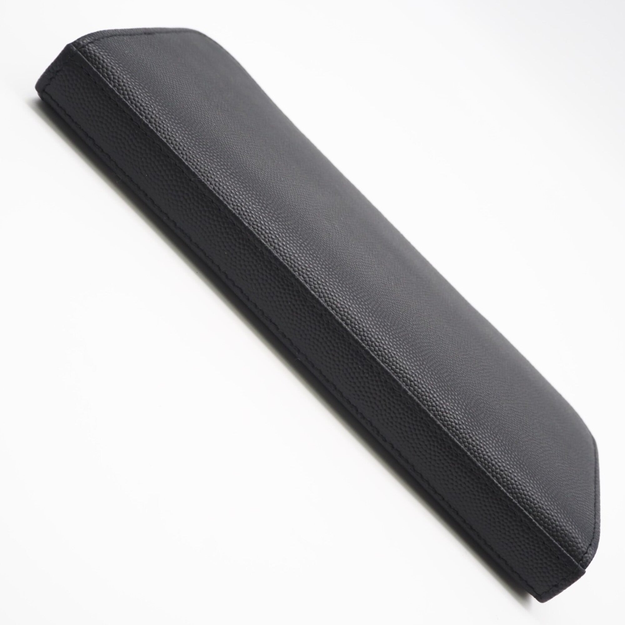 Yves Saint Laurent Black Leather Long Wallet (Bi-Fold) (Pre-Owned)
