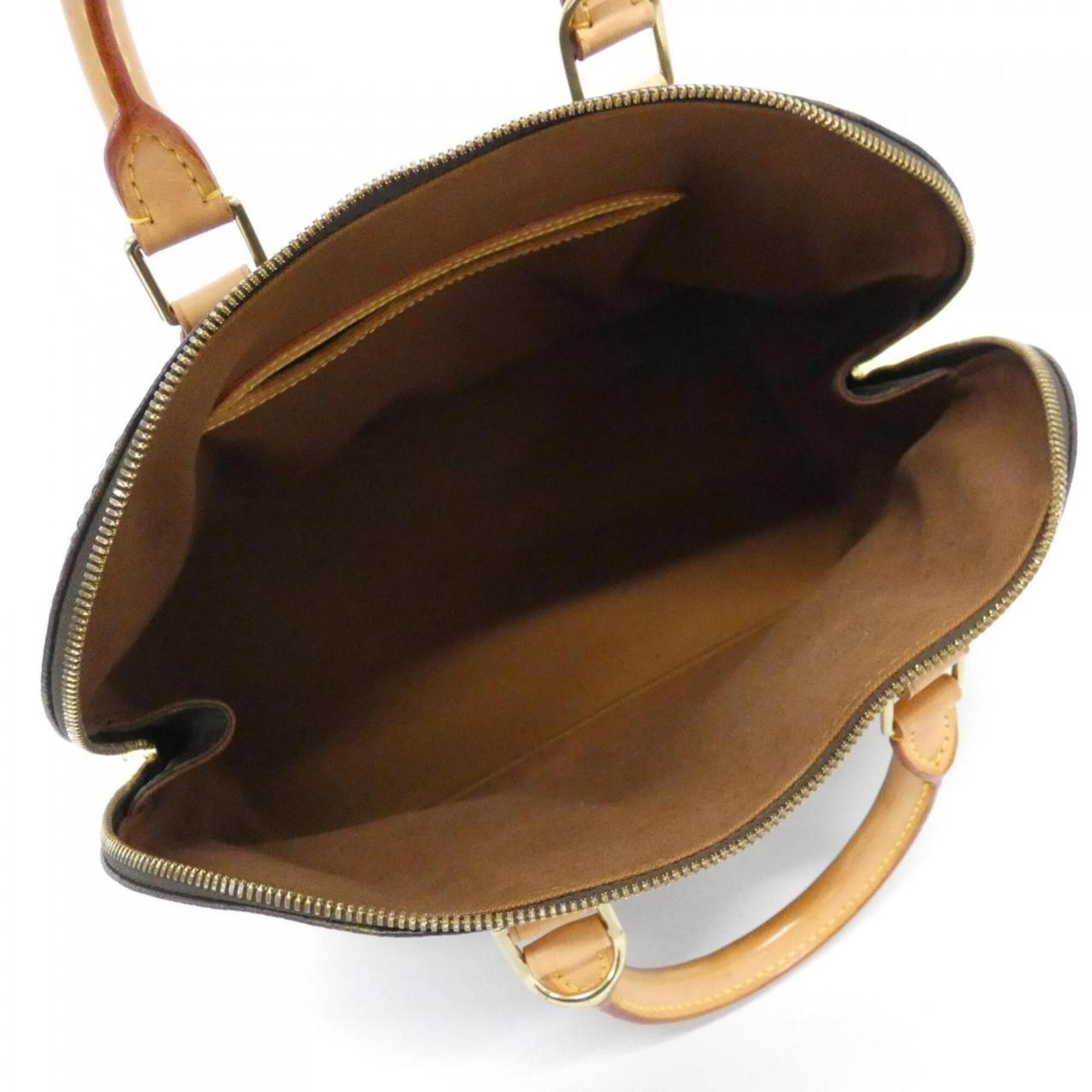 Louis Vuitton Marron Coated Canvas Handbag (Pre-Owned)