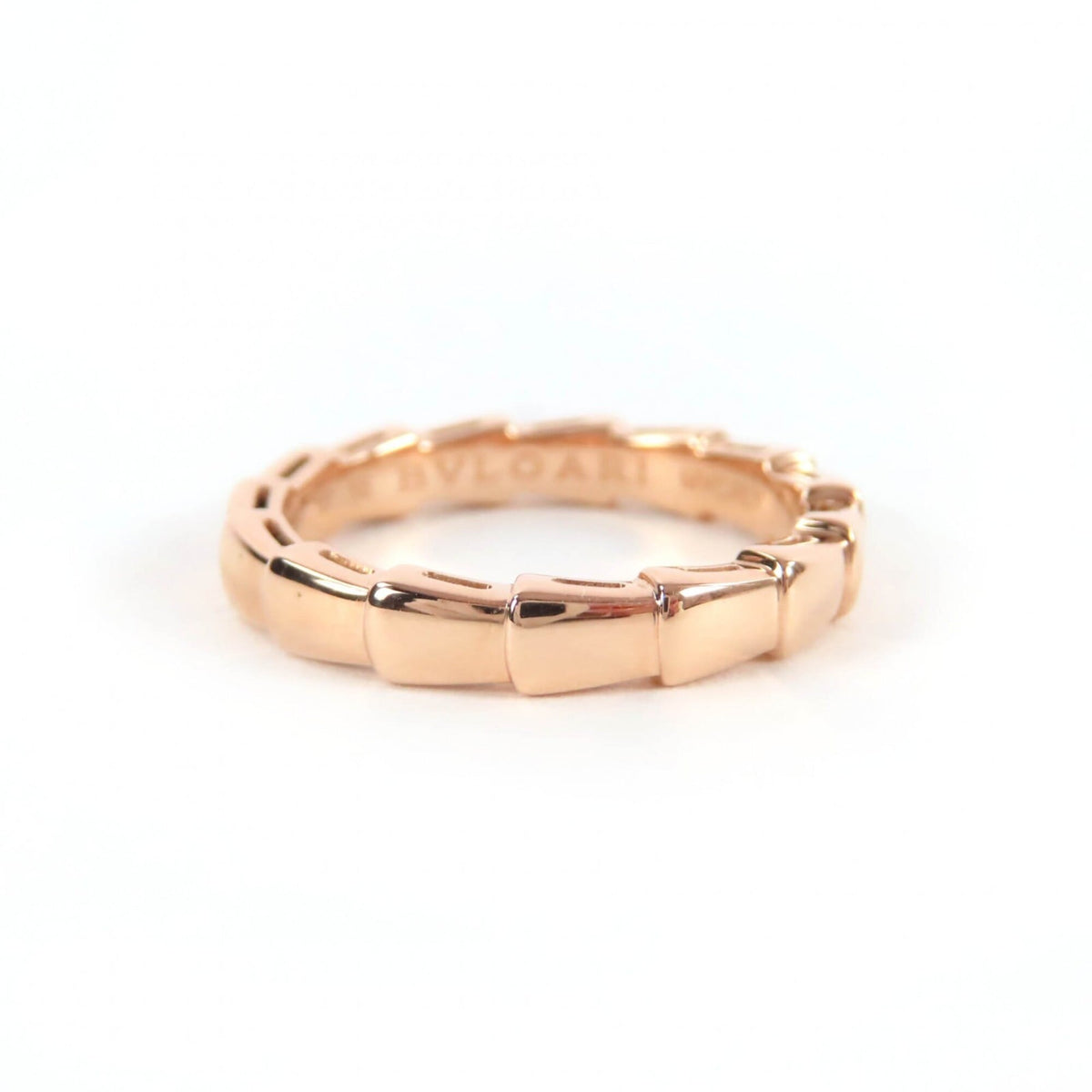 Bvlgari Serpenti Pink Gold Pink Gold (18K) Band Ring (Pre-Owned)