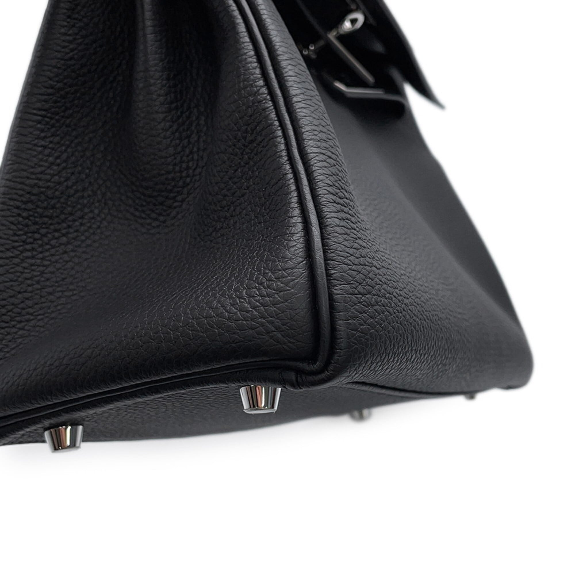 Hermes Kelly Black Togo Leather Handbag (Pre-Owned)