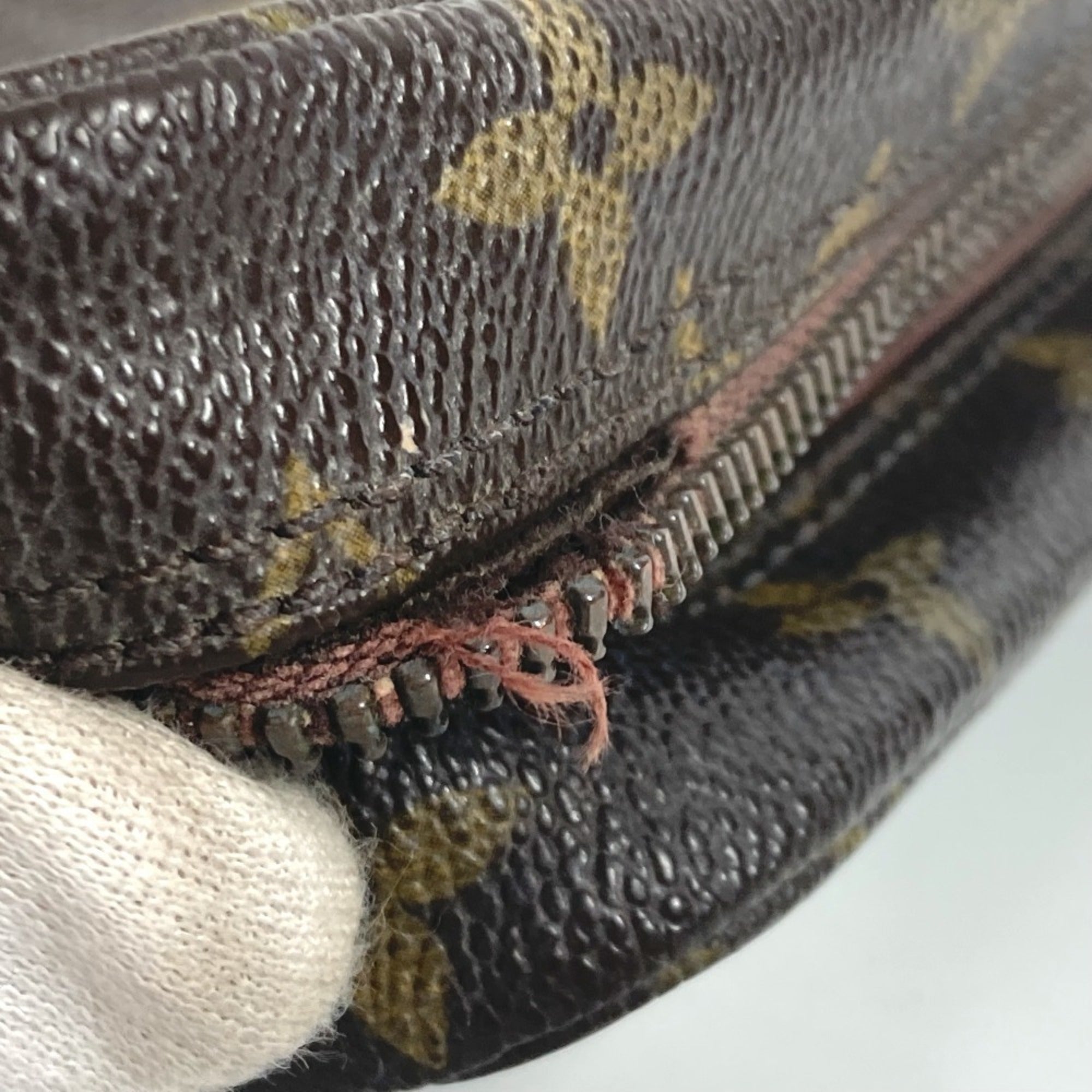 Louis Vuitton Brown Monogram Pouch (Pre-Owned)
