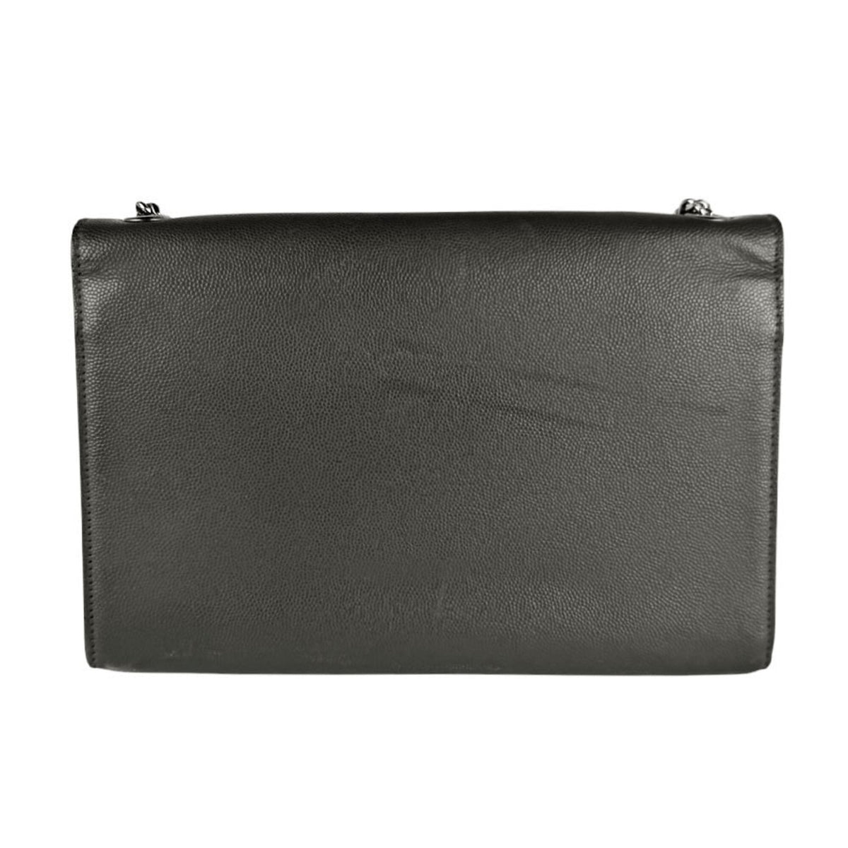 Saint Laurent Gray Leather Shoulder Bag (Pre-Owned)