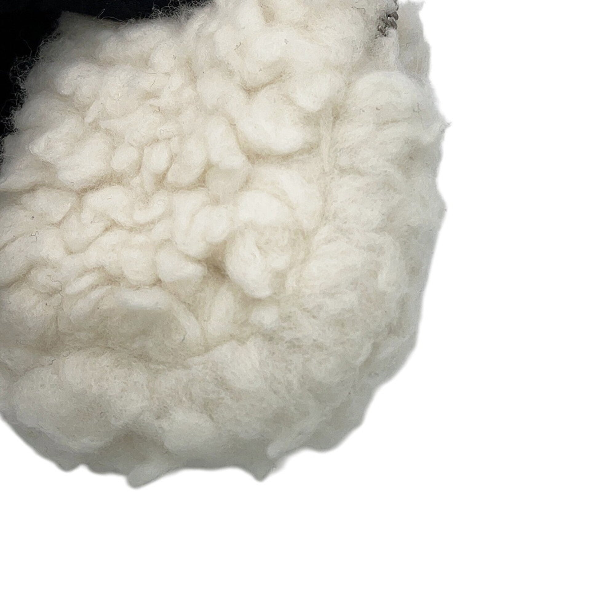 Prada White Wool Cashmere Shoulder Bag (Pre-Owned)