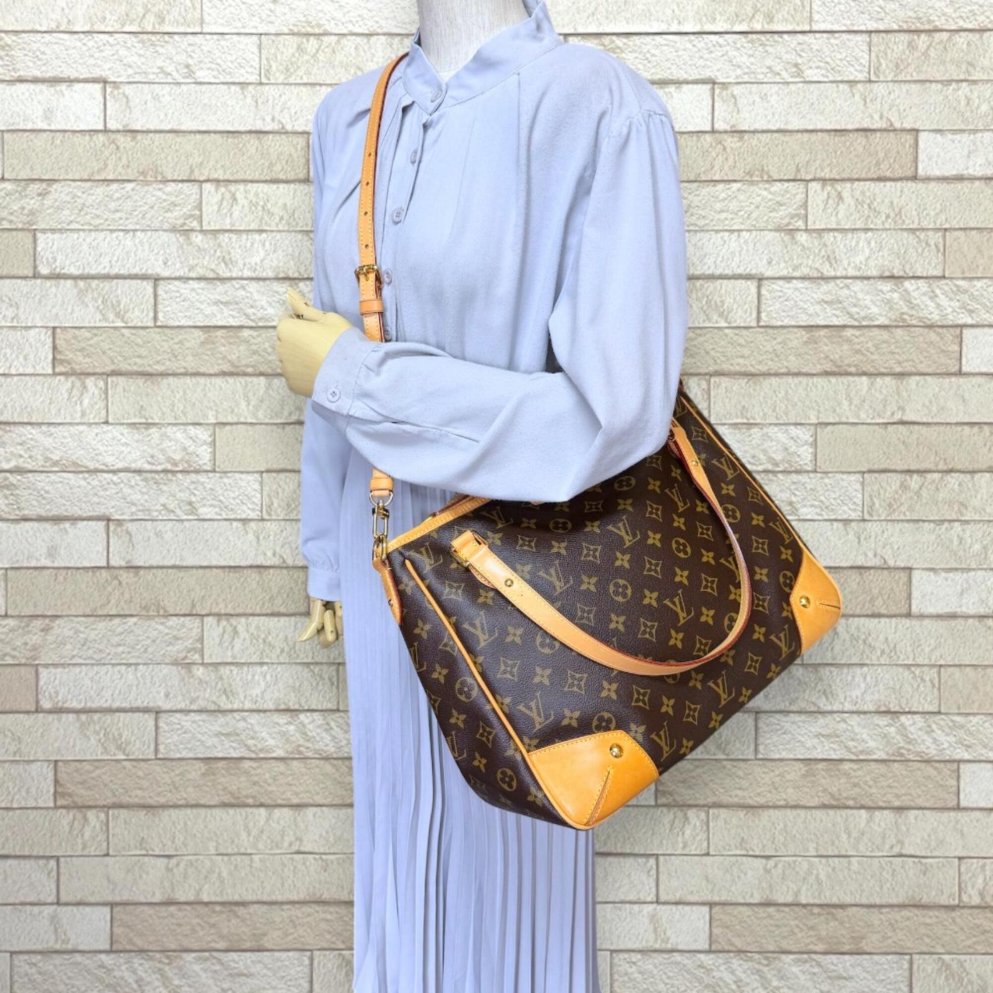 Louis Vuitton Brown Monogram Canvas Shoulder Bag (Pre-Owned)