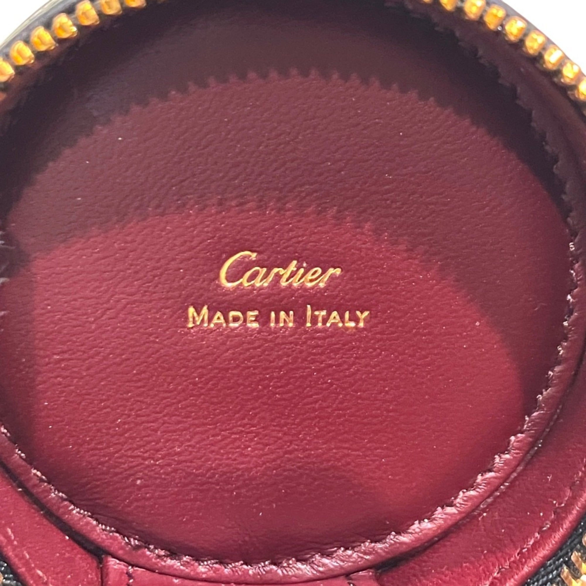 Cartier Trinity Black Leather Shoulder Bag (Pre-Owned)
