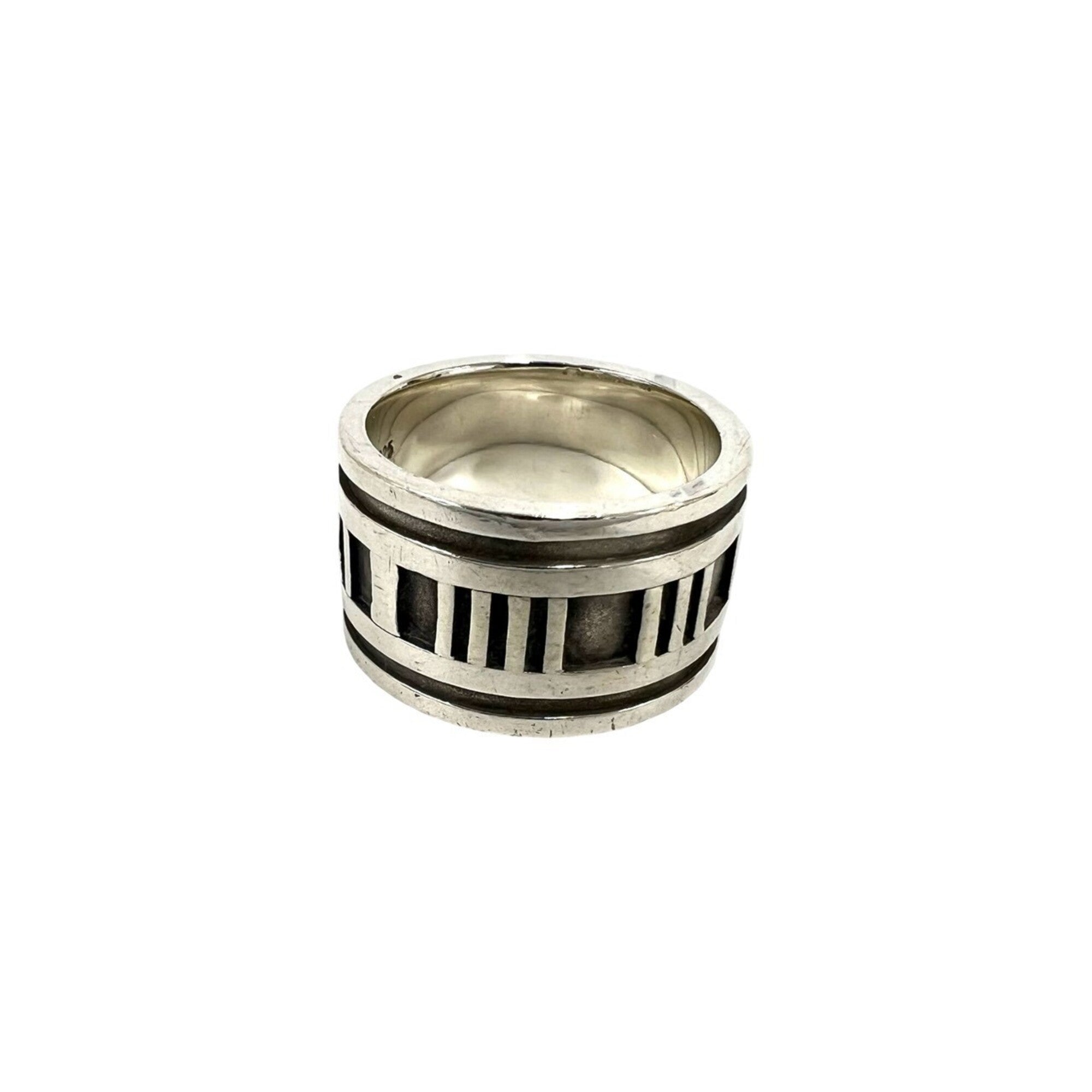Tiffany Silver Silver 925 Band Ring (Pre-Owned)