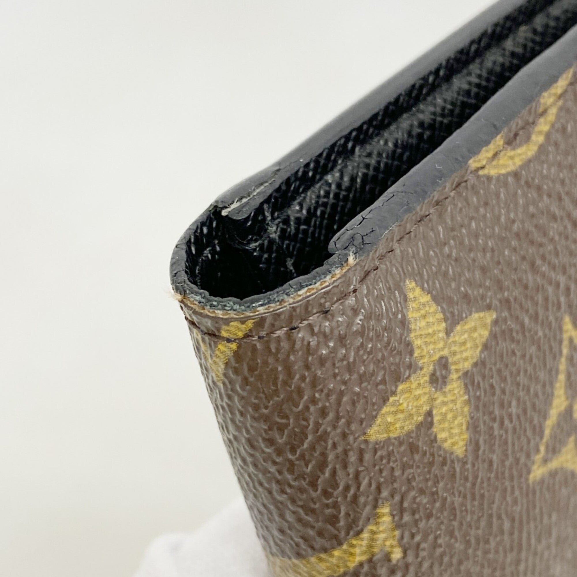 Louis Vuitton Brown Noir Long Wallet (Bi-Fold) (Pre-Owned)