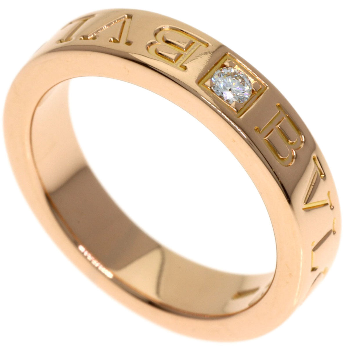 Bvlgari Pink Gold Pink Gold (18K) Band Ring (Pre-Owned)